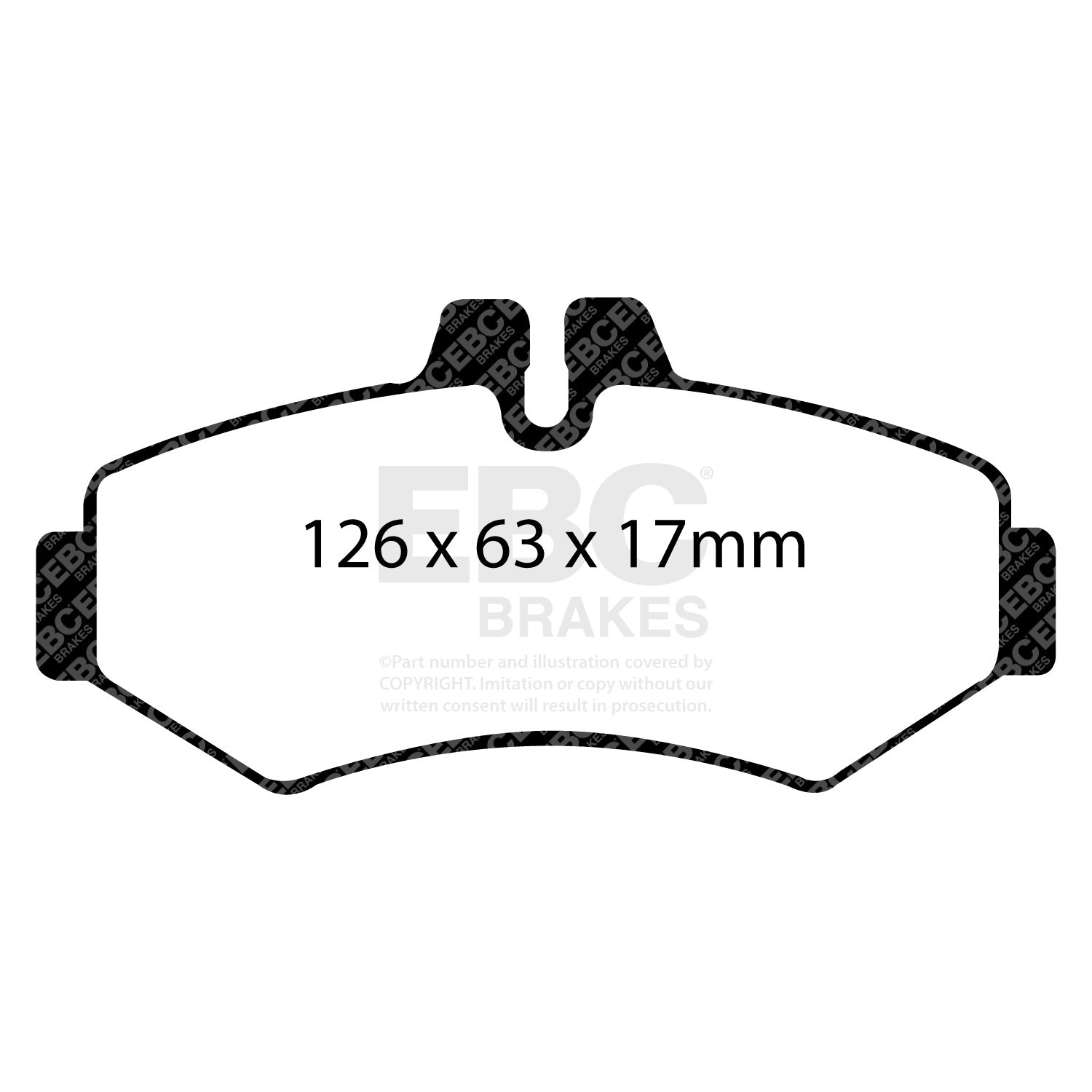 EBC Brakes DP41298R Yellowstuff Street And Track Brake Pads Fits 02-15 G500 G550