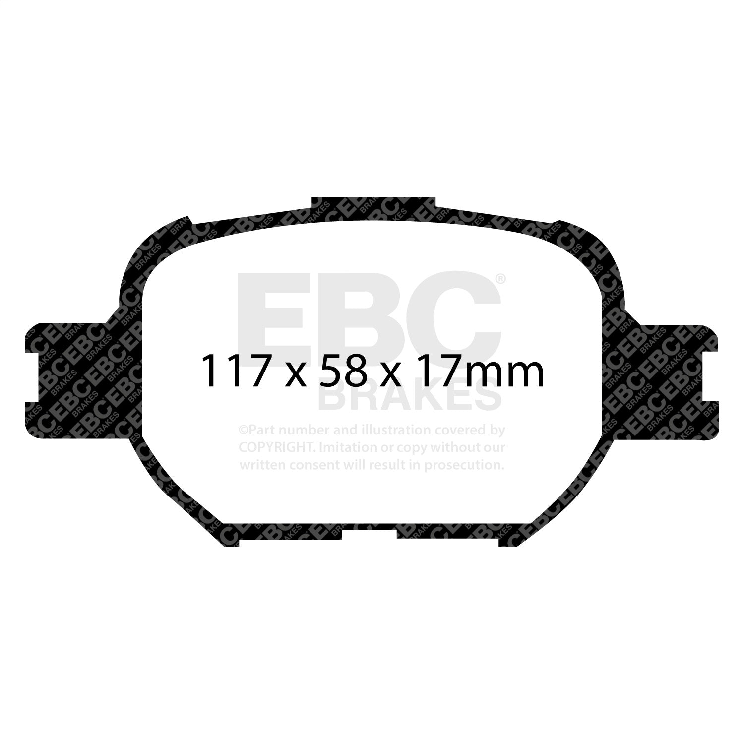 EBC Brakes DP21325 Greenstuff 2000 Series Sport Brake Pads Fits 00-10 Celica tC