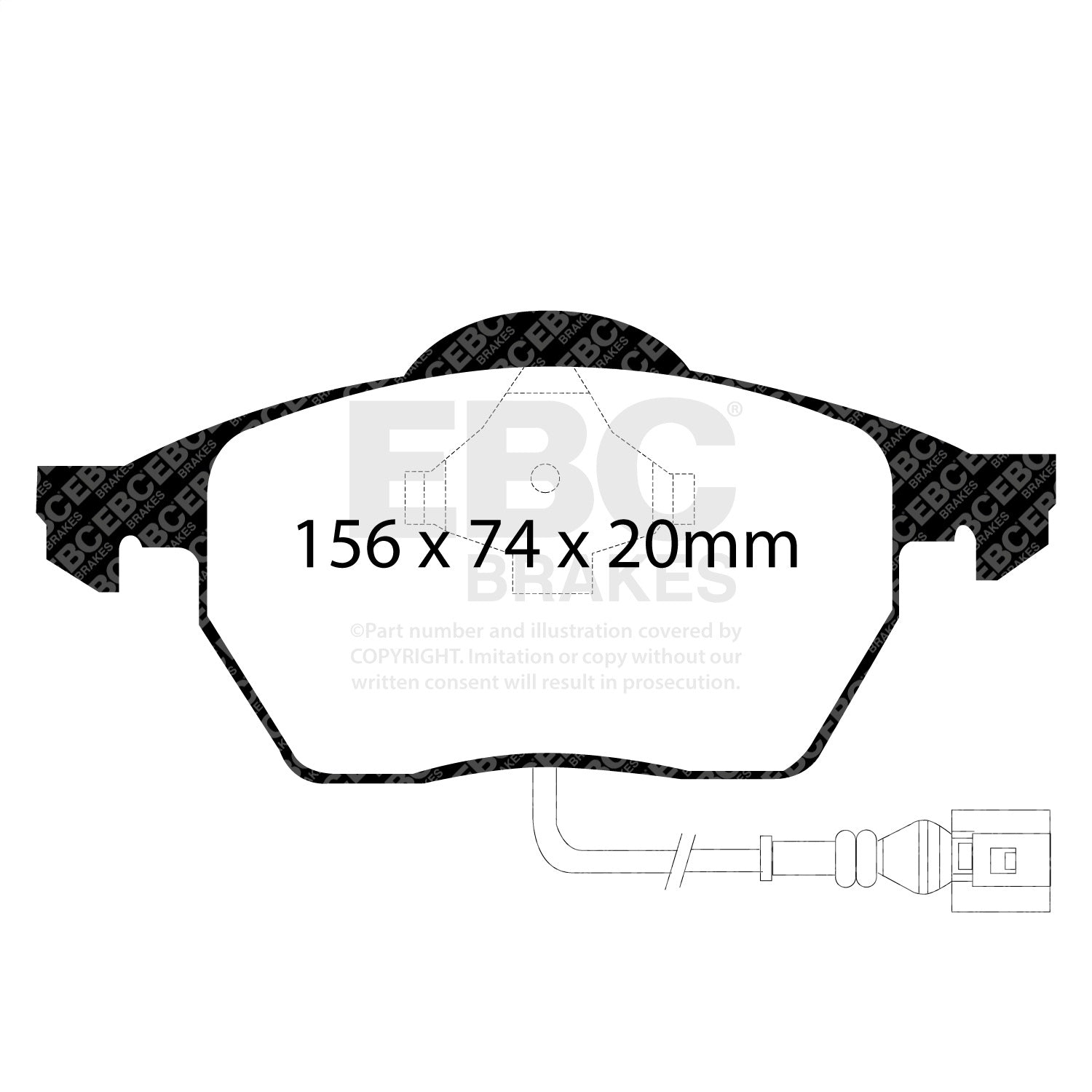 EBC Brakes DP21330 Greenstuff 2000 Series Sport Brake Pads