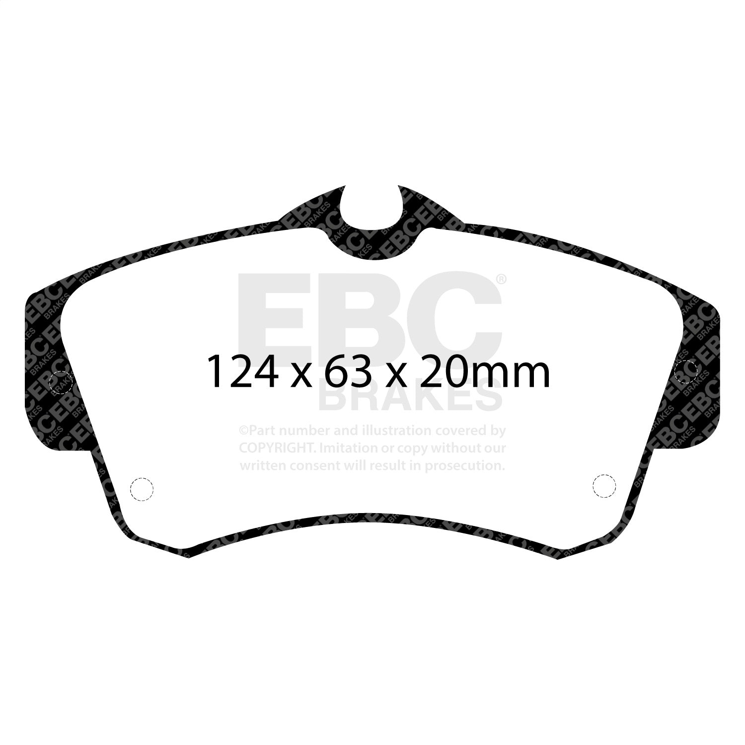 EBC Brakes DP31357C Redstuff Ceramic Low Dust Brake Pads Fits Neon PT Cruiser