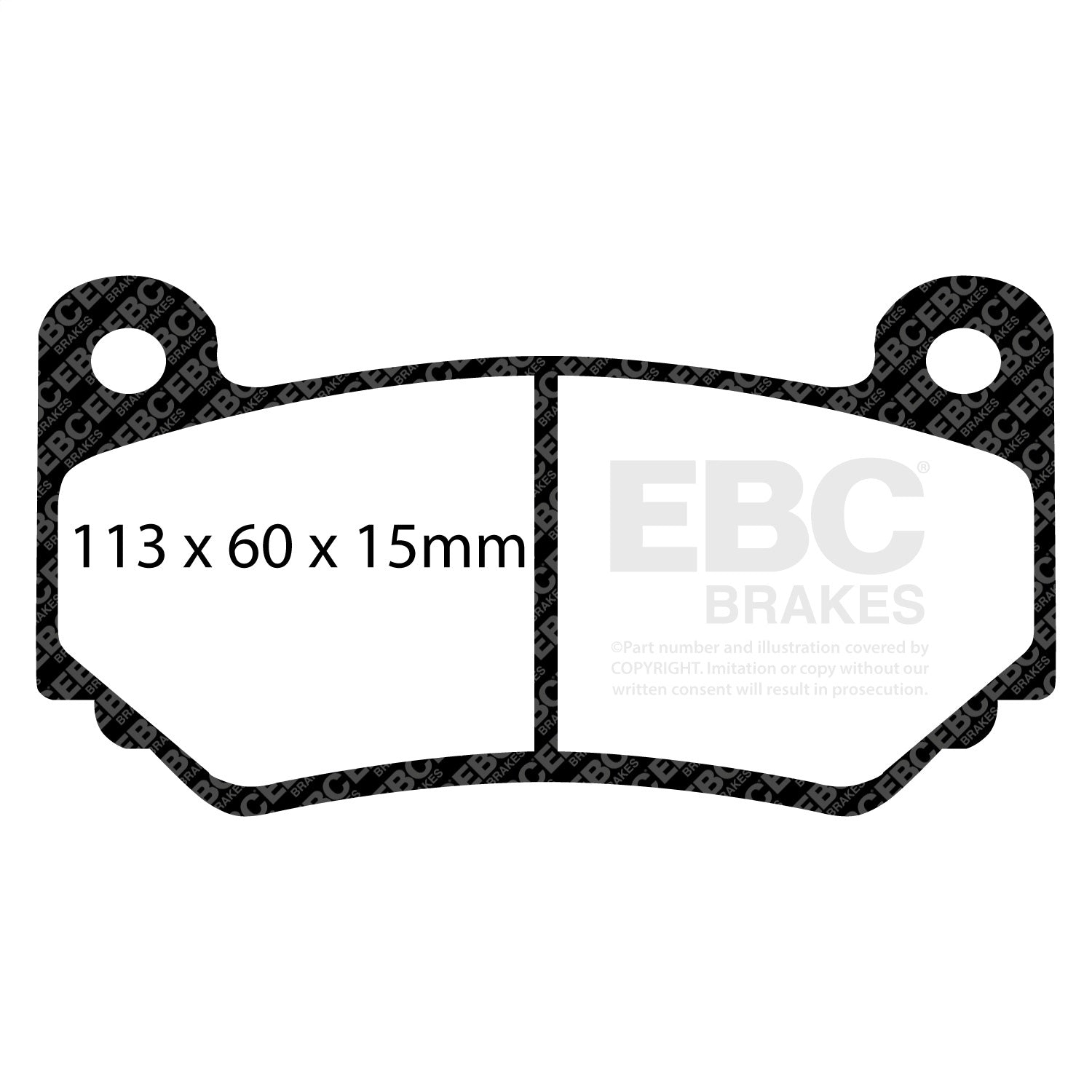 EBC Brakes DP41377R Yellowstuff Street And Track Brake Pads Fits 08-11 Exige