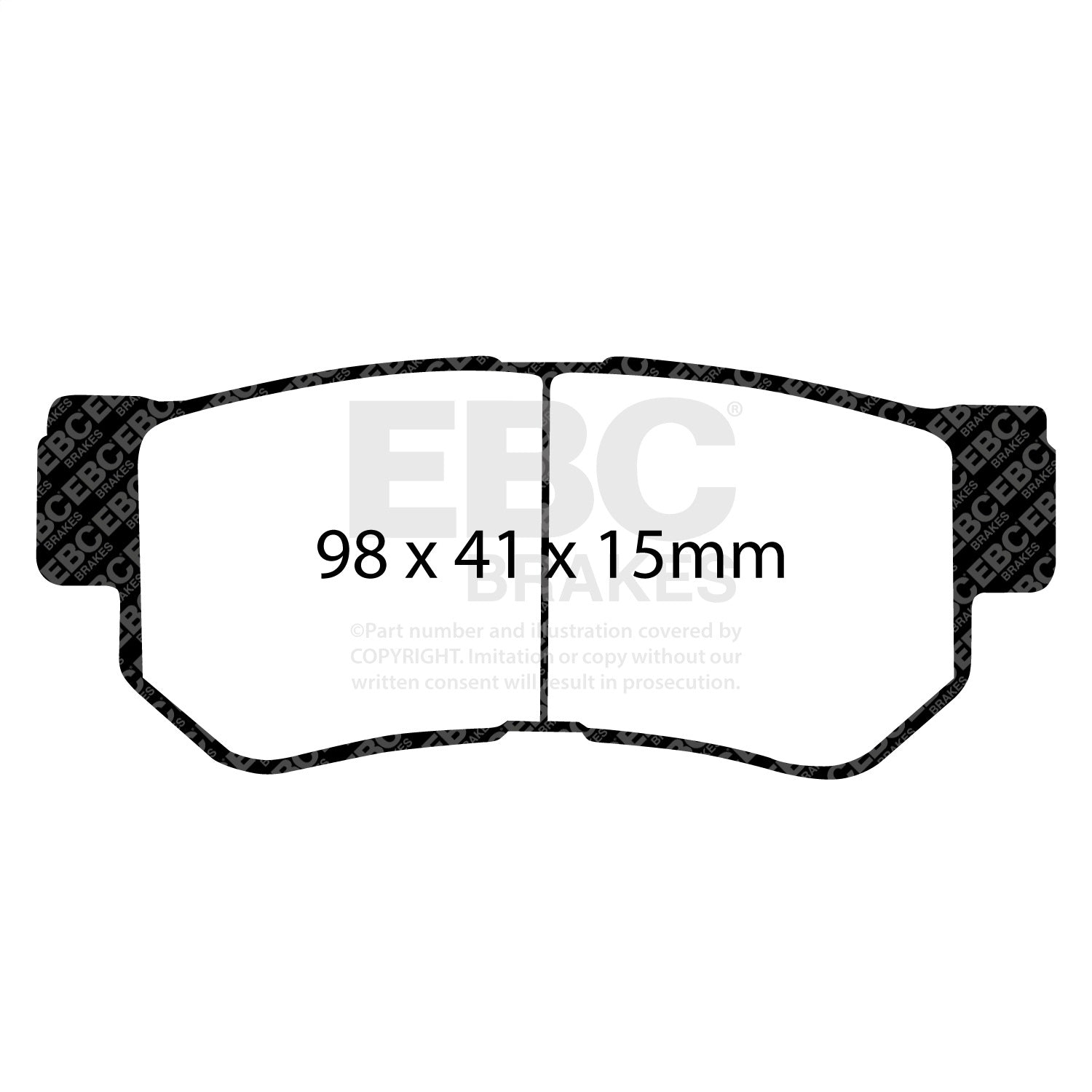 EBC Brakes DP41392R Yellowstuff Street And Track Brake Pads