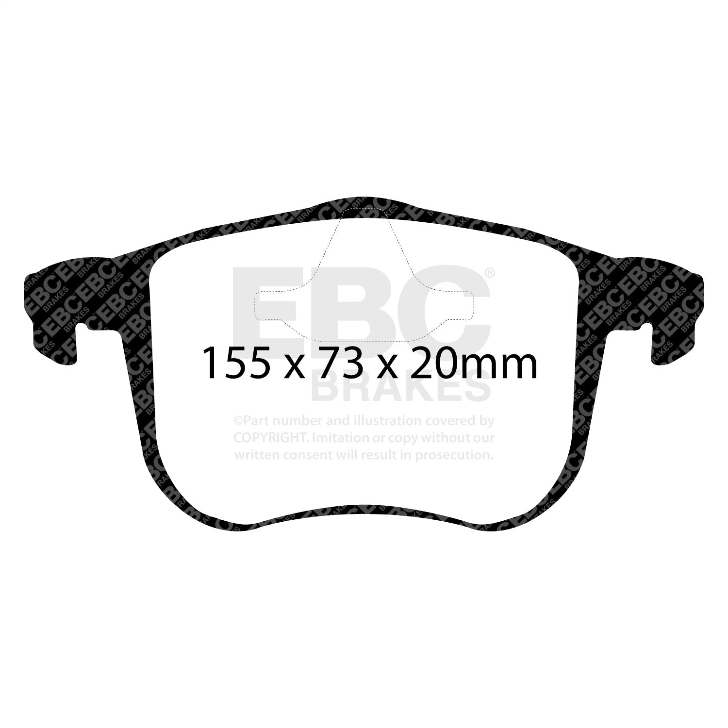 EBC Brakes DP41416R Yellowstuff Street And Track Brake Pads Fits 06-11 9-3