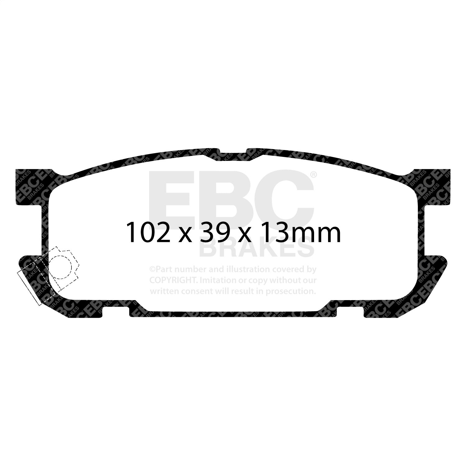 EBC Brakes DP51453B Bluestuff NDX Full Race Brake Pads Fits 01-03 Miata