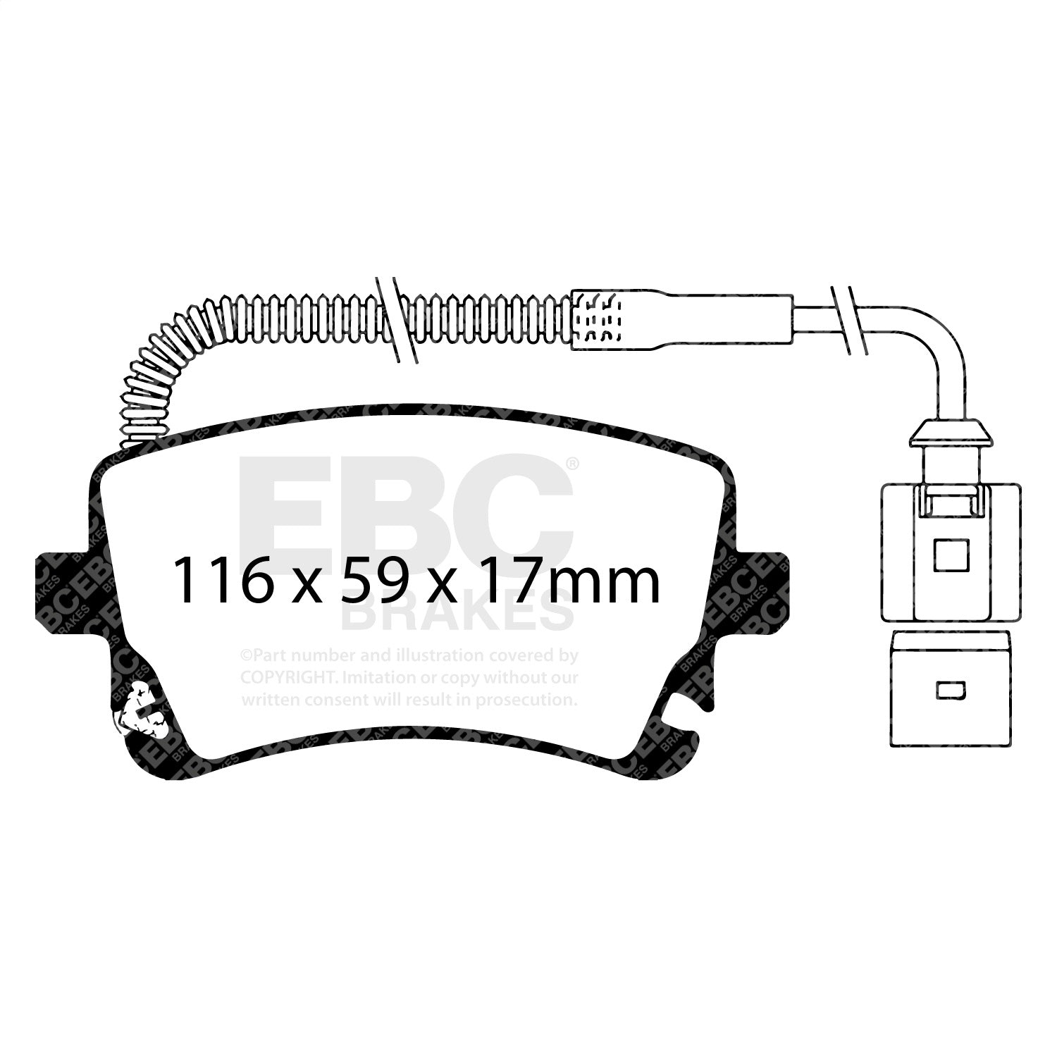 EBC Brakes DP21470 Greenstuff 2000 Series Sport Brake Pads