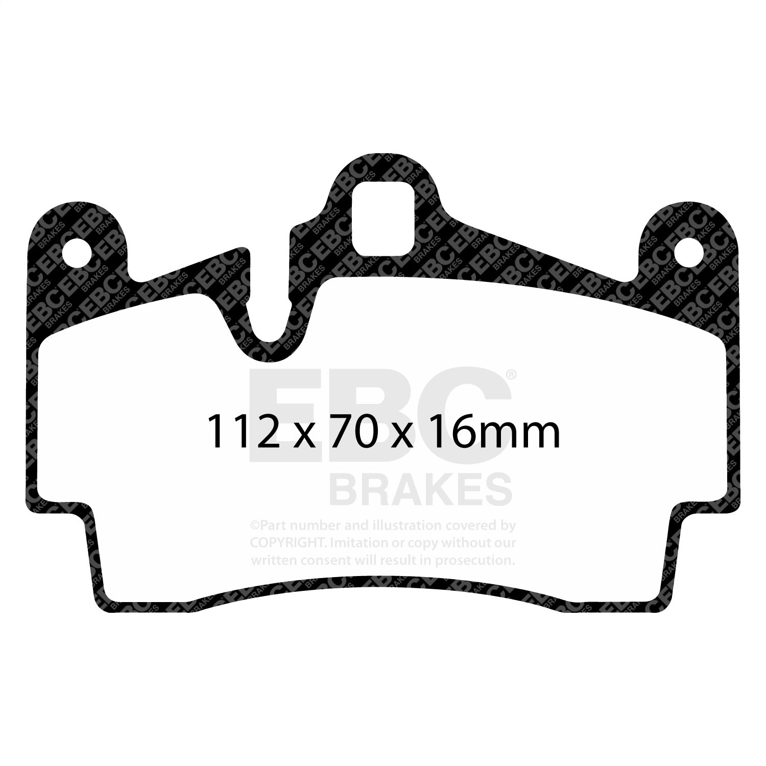 EBC Brakes DP51474NDX Bluestuff NDX Full Race Brake Pads Fits Cayenne Q7 Touareg