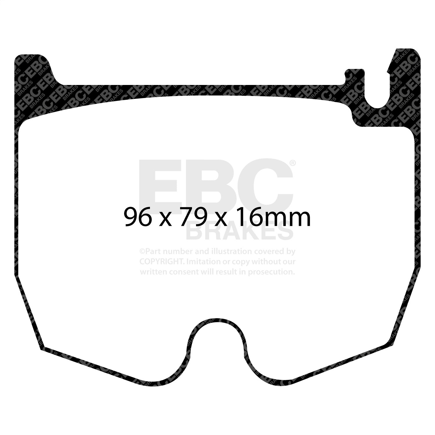 EBC Brakes DP41486R Yellowstuff Street And Track Brake Pads