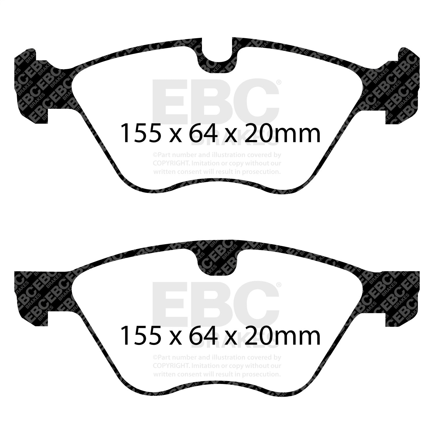 EBC Brakes DP41493R Yellowstuff Street And Track Brake Pads