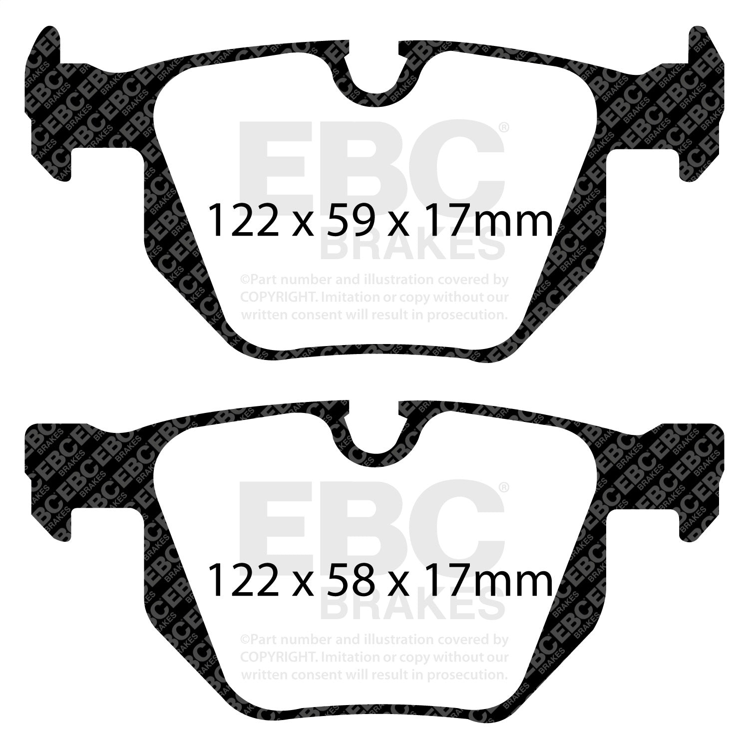 EBC Brakes DP31494C Redstuff Ceramic Low Dust Brake Pads