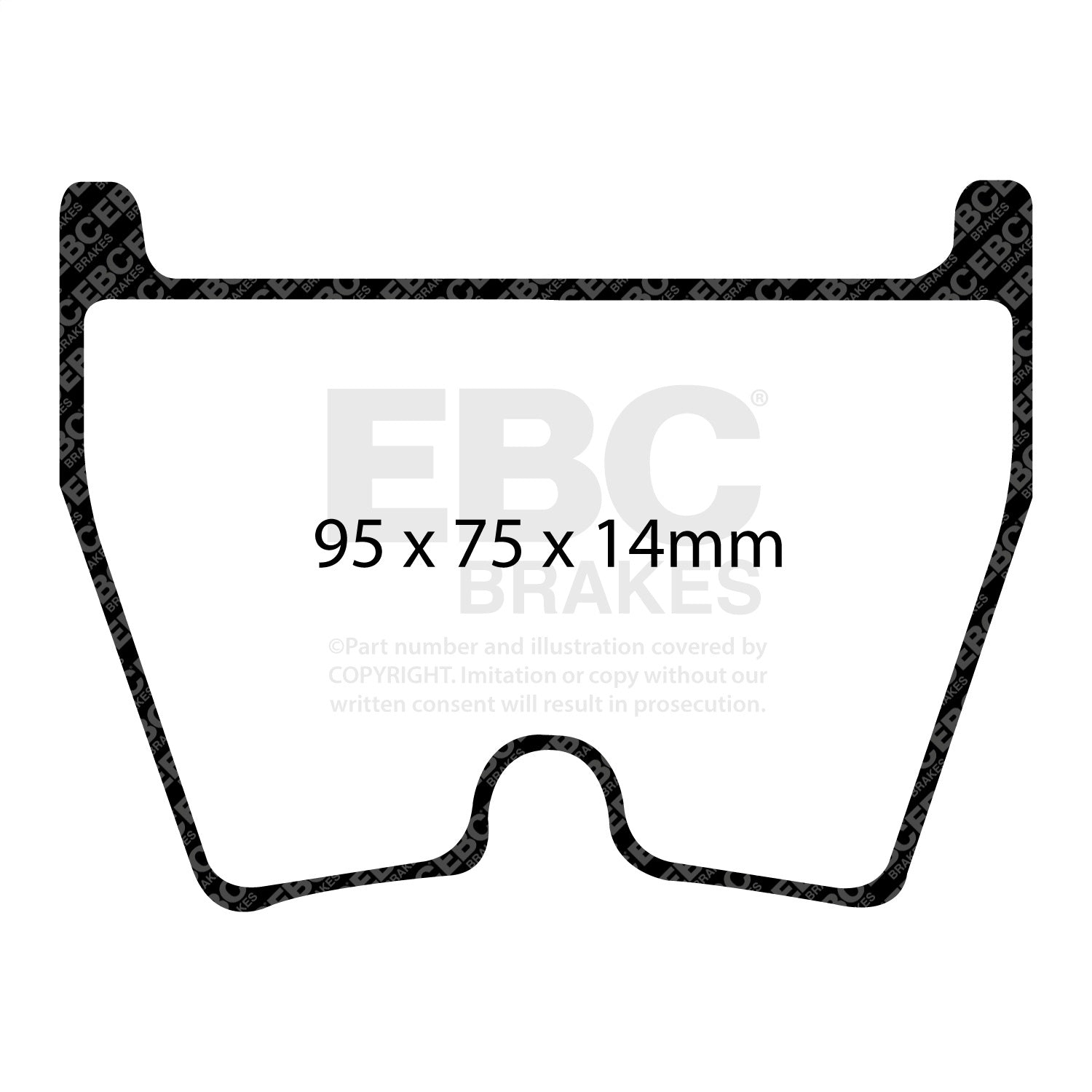 EBC Brakes DP41513R Yellowstuff Street And Track Brake Pads