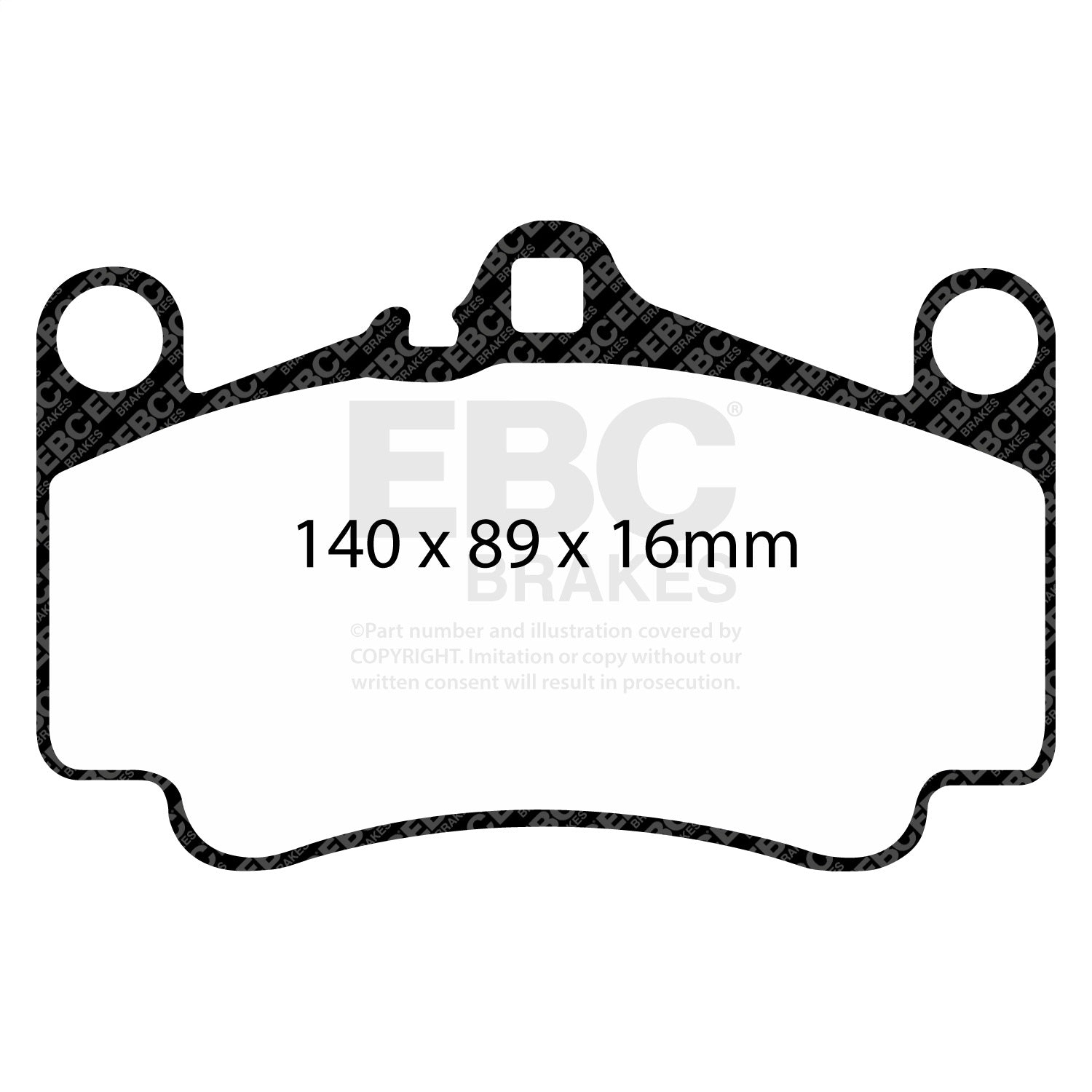 EBC Brakes DP51515NDX Bluestuff NDX Full Race Brake Pads Fits 01-12 911
