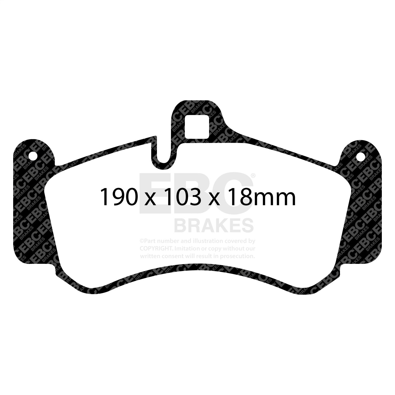 EBC Brakes DP31516C Redstuff Ceramic Low Dust Brake Pads Fits 01-14 911