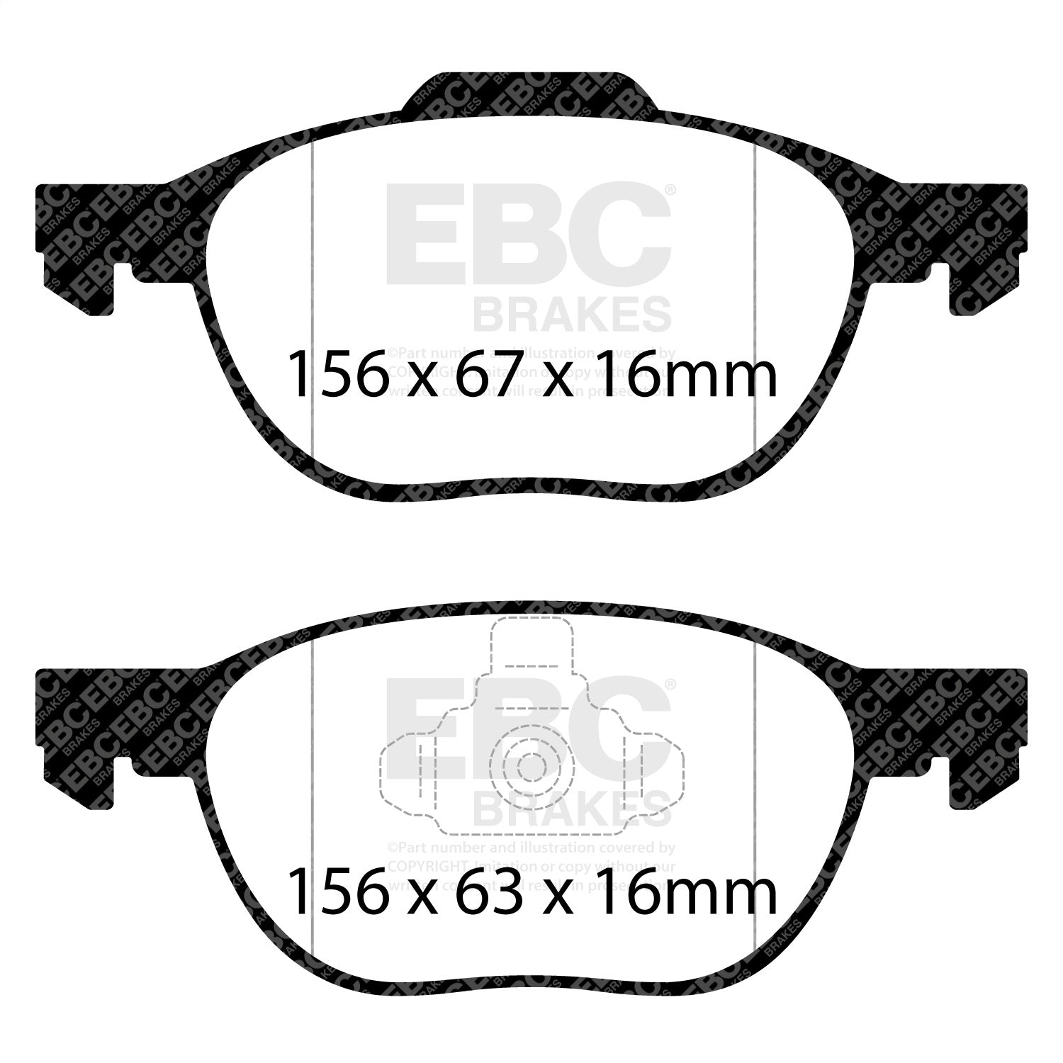 EBC Brakes DP41524R Yellowstuff Street And Track Brake Pads