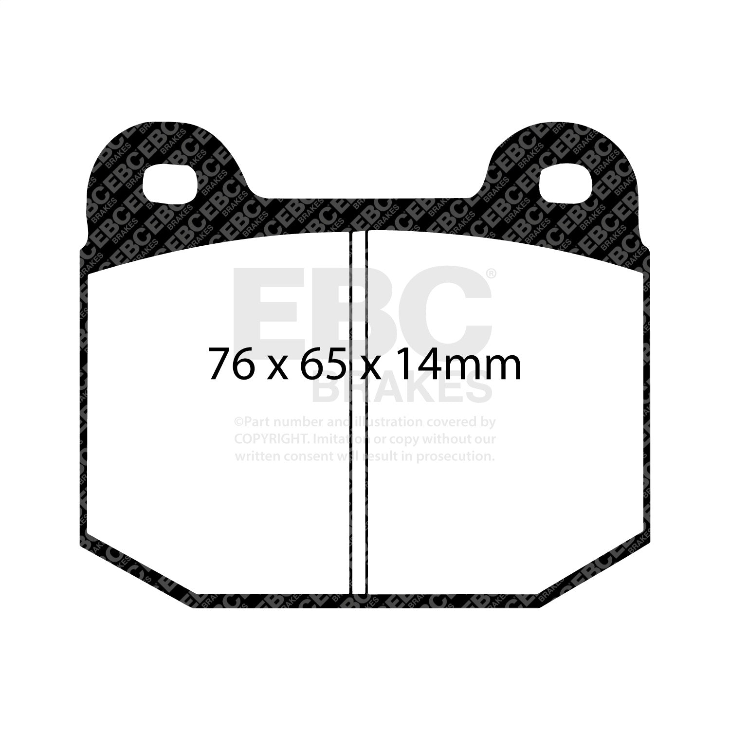 EBC Brakes DP41537R Yellowstuff Street And Track Brake Pads