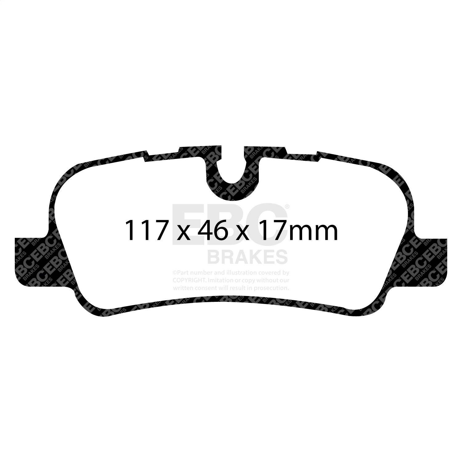 EBC Brakes DP41542R Yellowstuff Street And Track Brake Pads