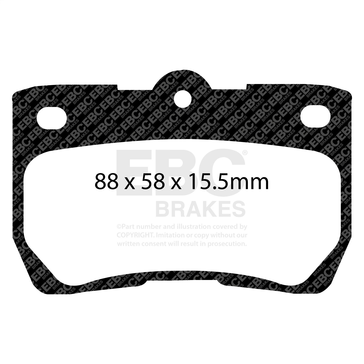 EBC Brakes DP31586C Redstuff Ceramic Low Dust Brake Pads