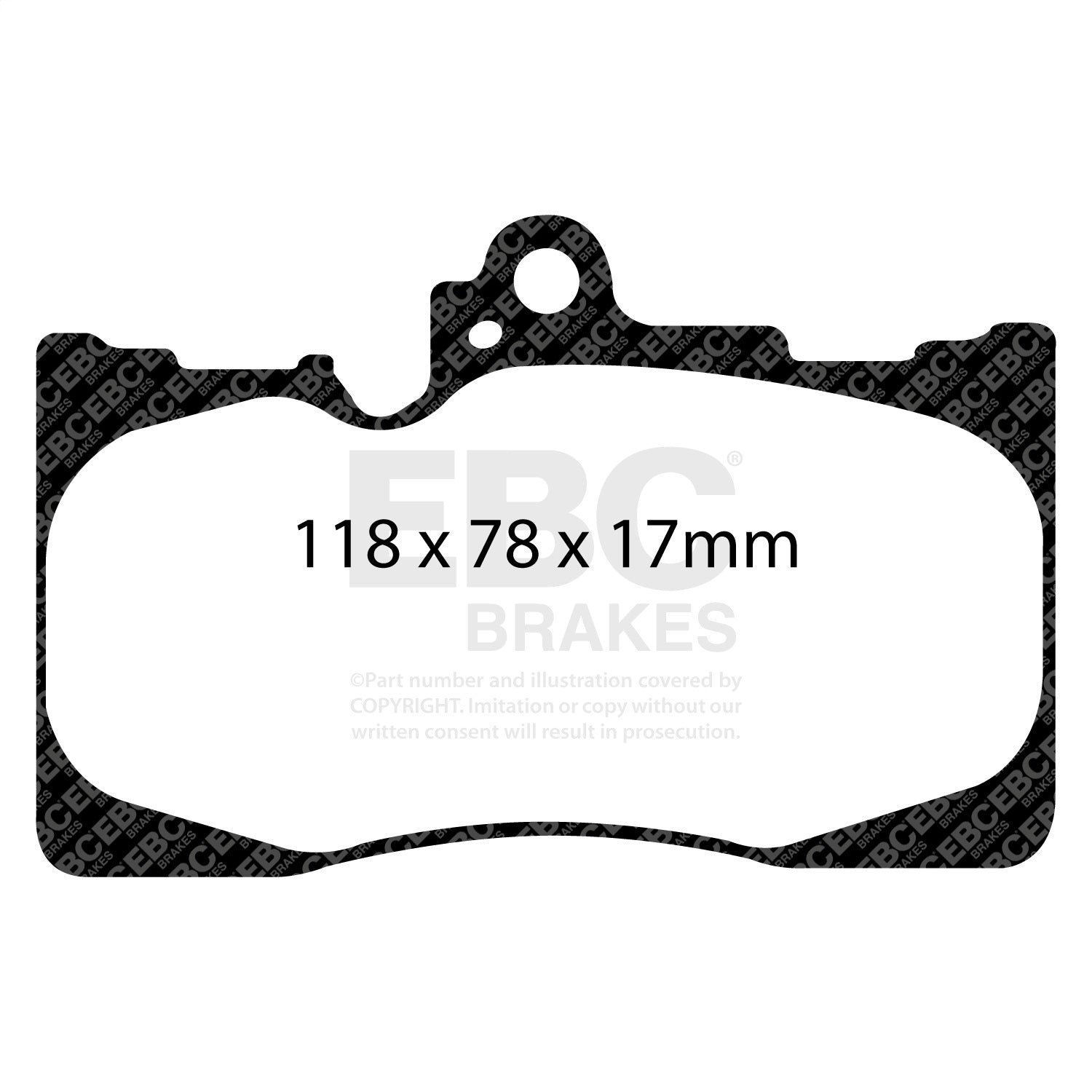 EBC Brakes DP31589C Redstuff Ceramic Low Dust Brake Pads