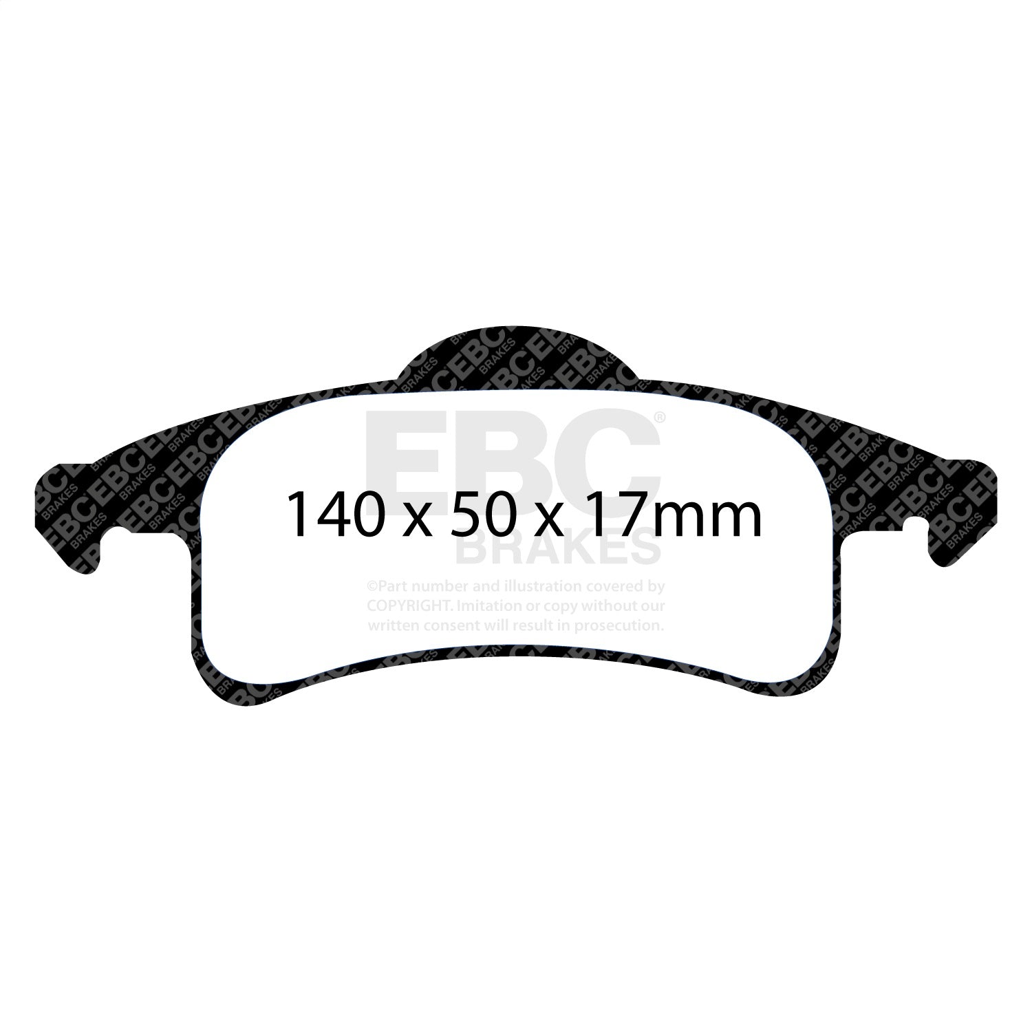 EBC Brakes UD791 Ultimax  Brake Pads Fits 99-04 Grand Cherokee (WJ)