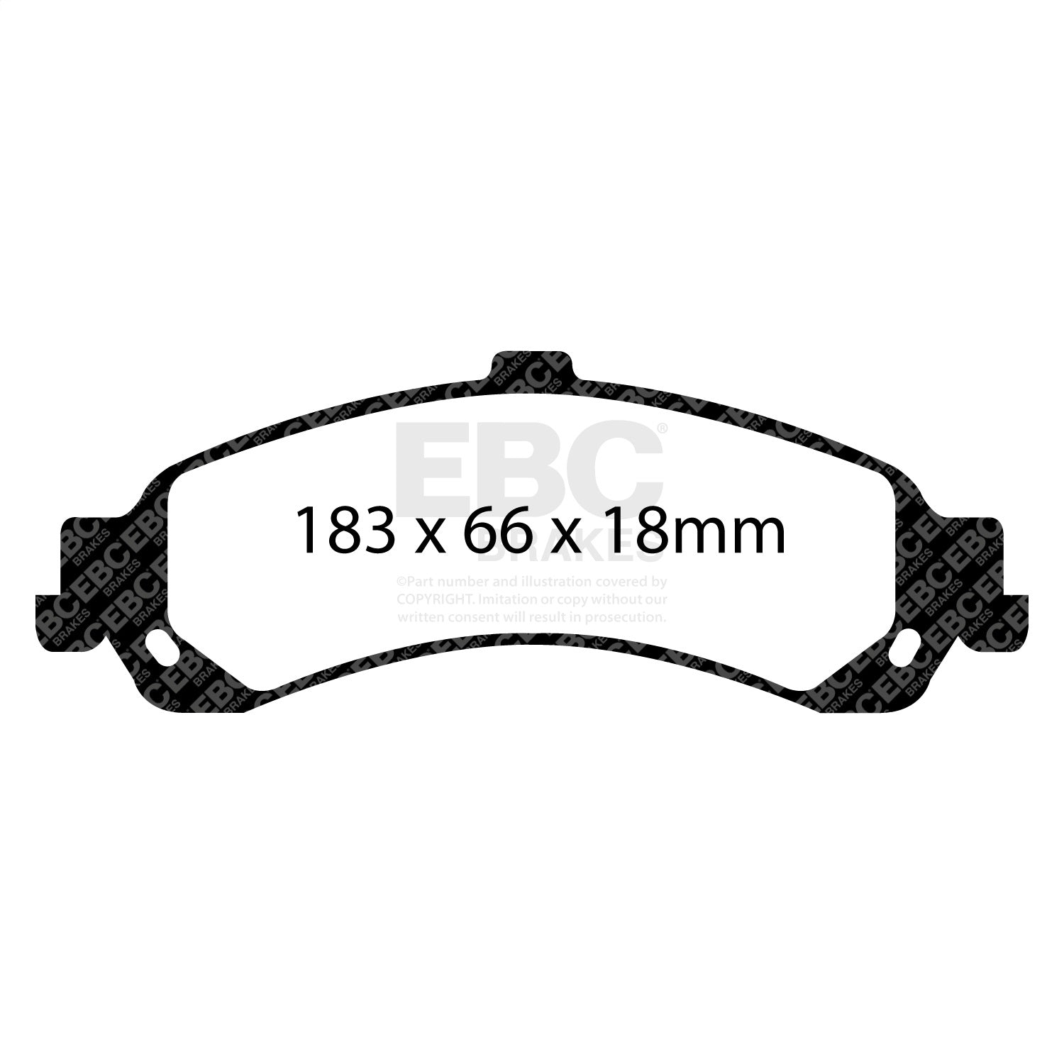 EBC Brakes DP41635R Yellowstuff Street And Track Brake Pads