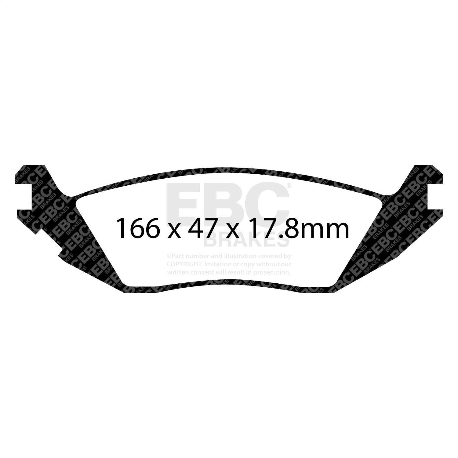 EBC Brakes DP41639R Yellowstuff Street And Track Brake Pads