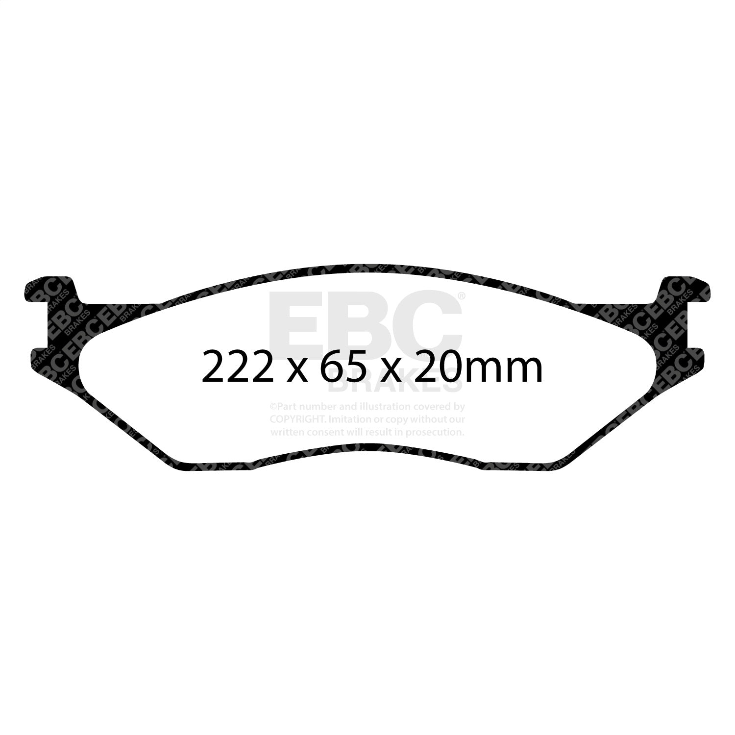 EBC Brakes DP41653R Yellowstuff Street And Track Brake Pads