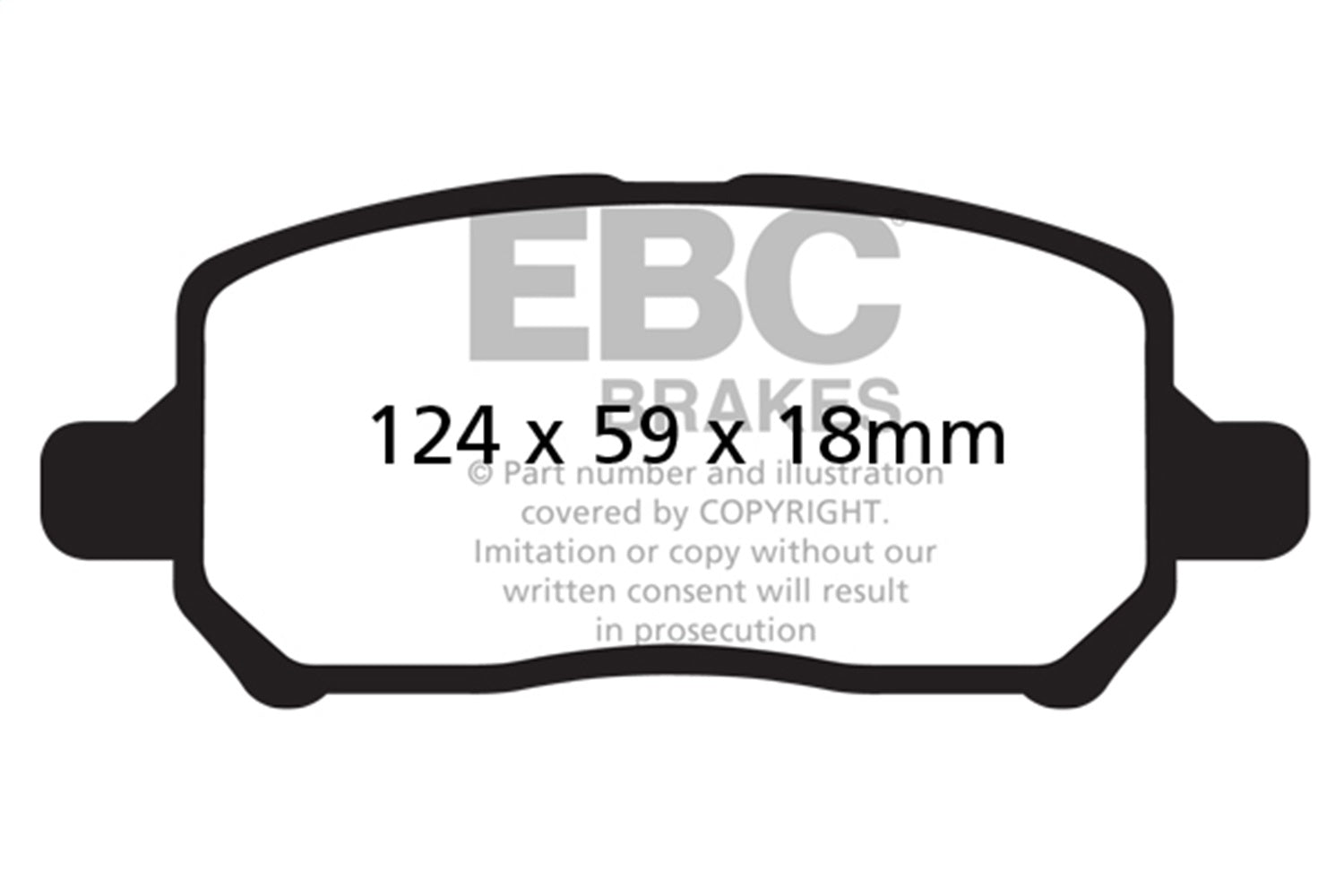 EBC Brakes DP21660 Greenstuff 2000 Series Sport Brake Pads