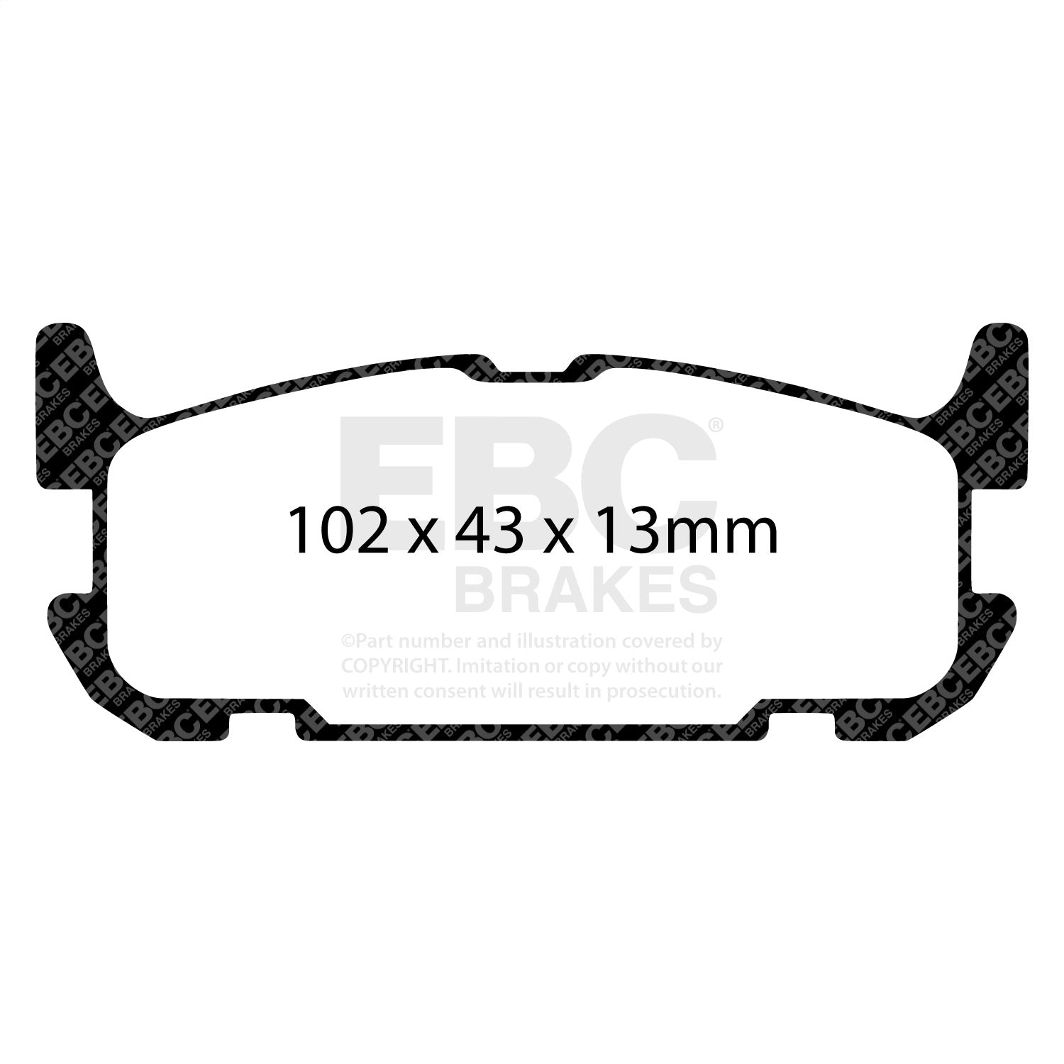 EBC Brakes DP21685 Greenstuff 2000 Series Sport Brake Pads Fits 04-05 Miata
