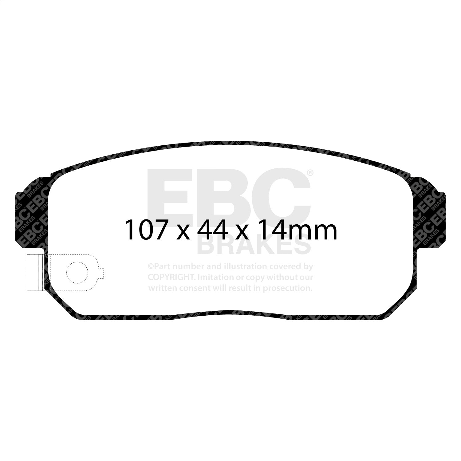 EBC Brakes DP51691NDX Bluestuff NDX Full Race Brake Pads Fits 04-11 RX-8