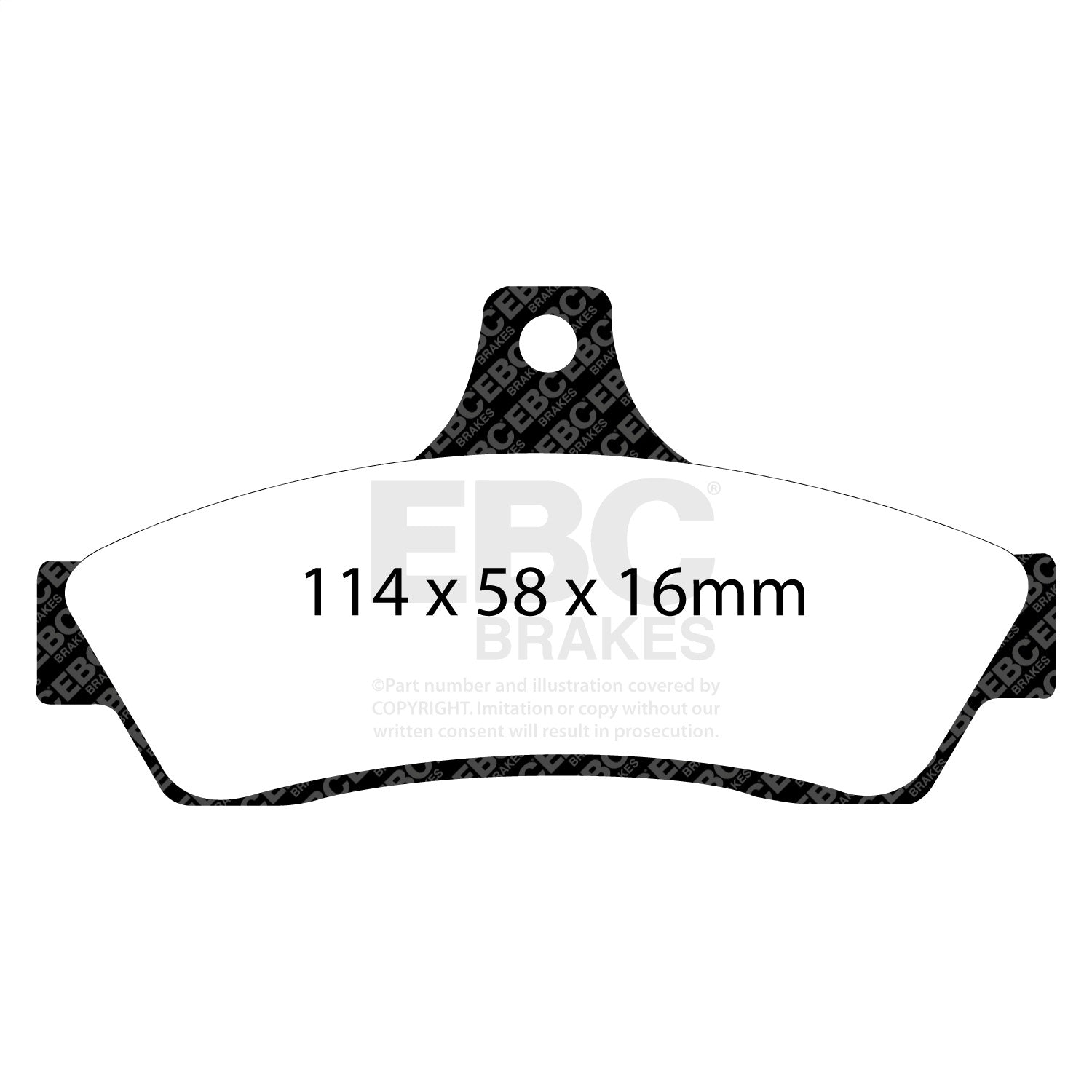 EBC Brakes DP41711R Yellowstuff Street And Track Brake Pads Fits 04-06 GTO