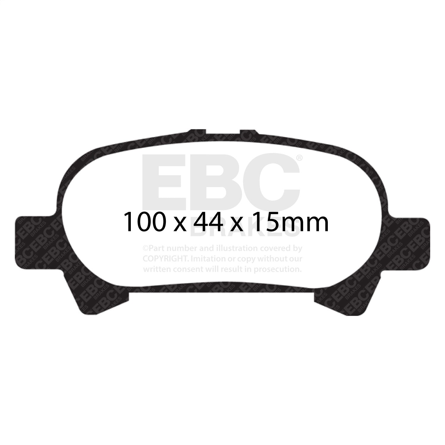 EBC Brakes DP31715C Redstuff Ceramic Low Dust Brake Pads