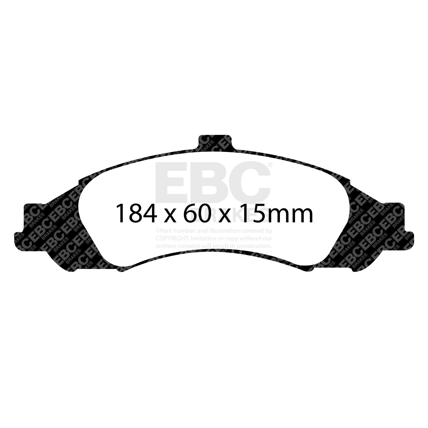 EBC Brakes DP31721C Redstuff Ceramic Low Dust Brake Pads Fits 04 GTO