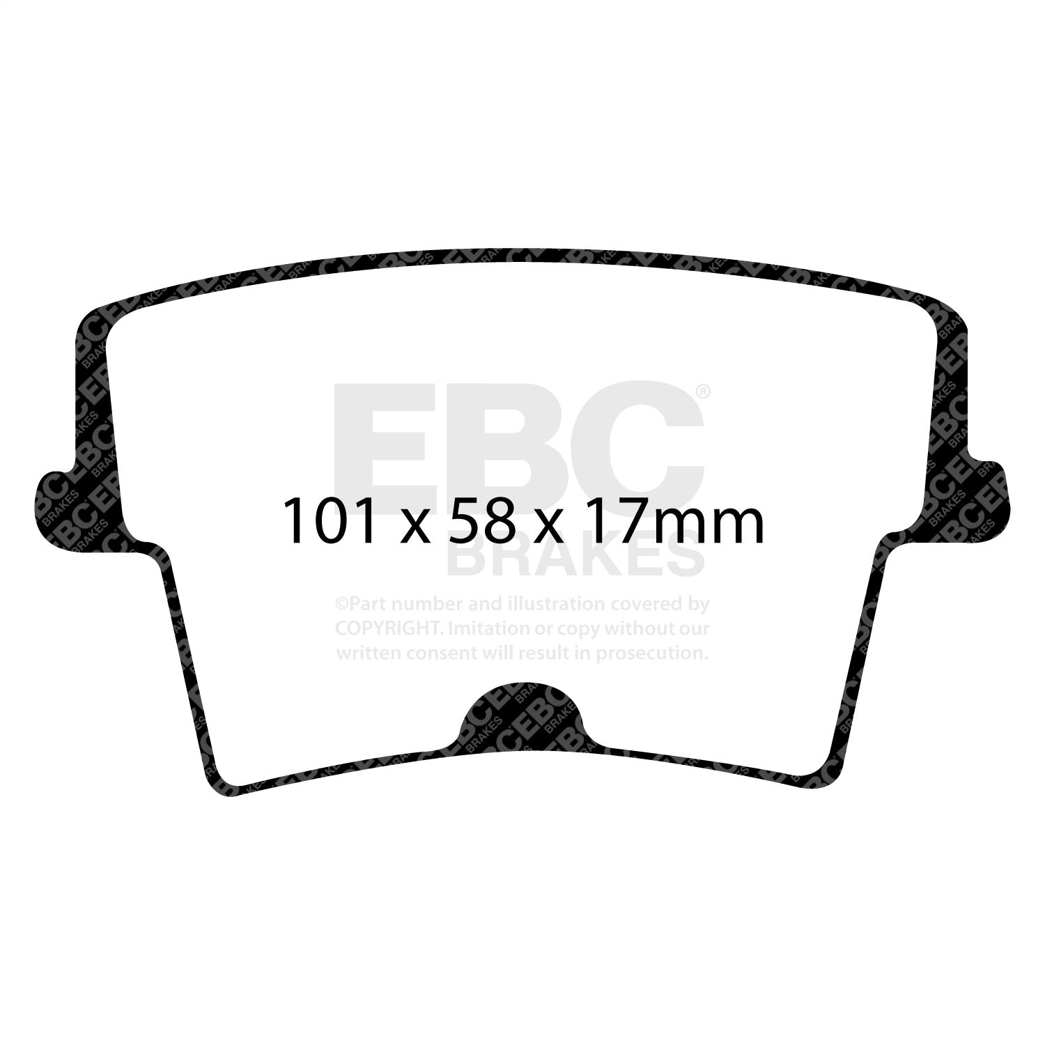 EBC Brakes DP41722R Yellowstuff Street And Track Brake Pads