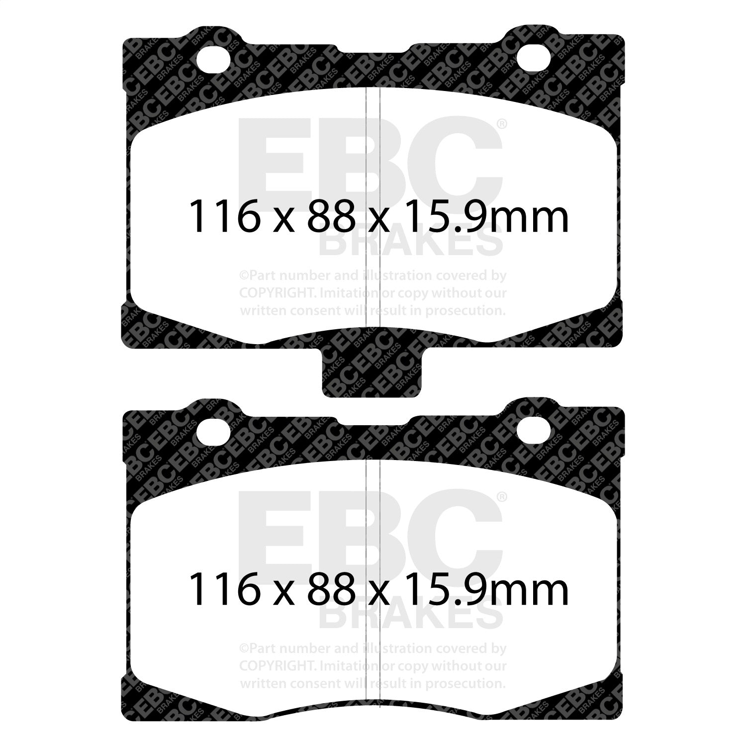 EBC Brakes DP31735C Redstuff Ceramic Low Dust Brake Pads Fits 05-12 RL