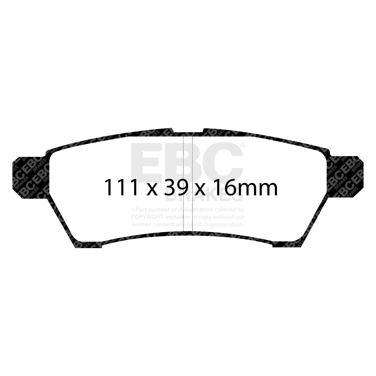 EBC Brakes UD1100 Ultimax  Brake Pads Fits Equator Frontier Pathfinder Xterra