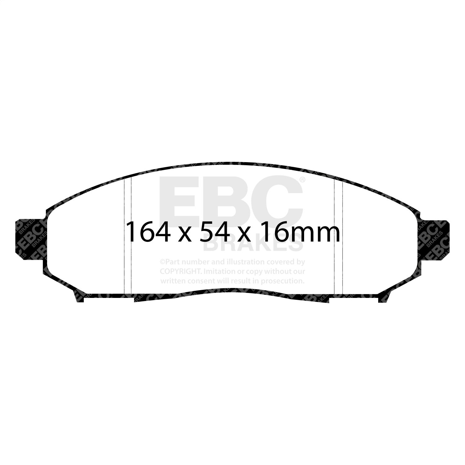 EBC Brakes UD1094 Ultimax  Brake Pads