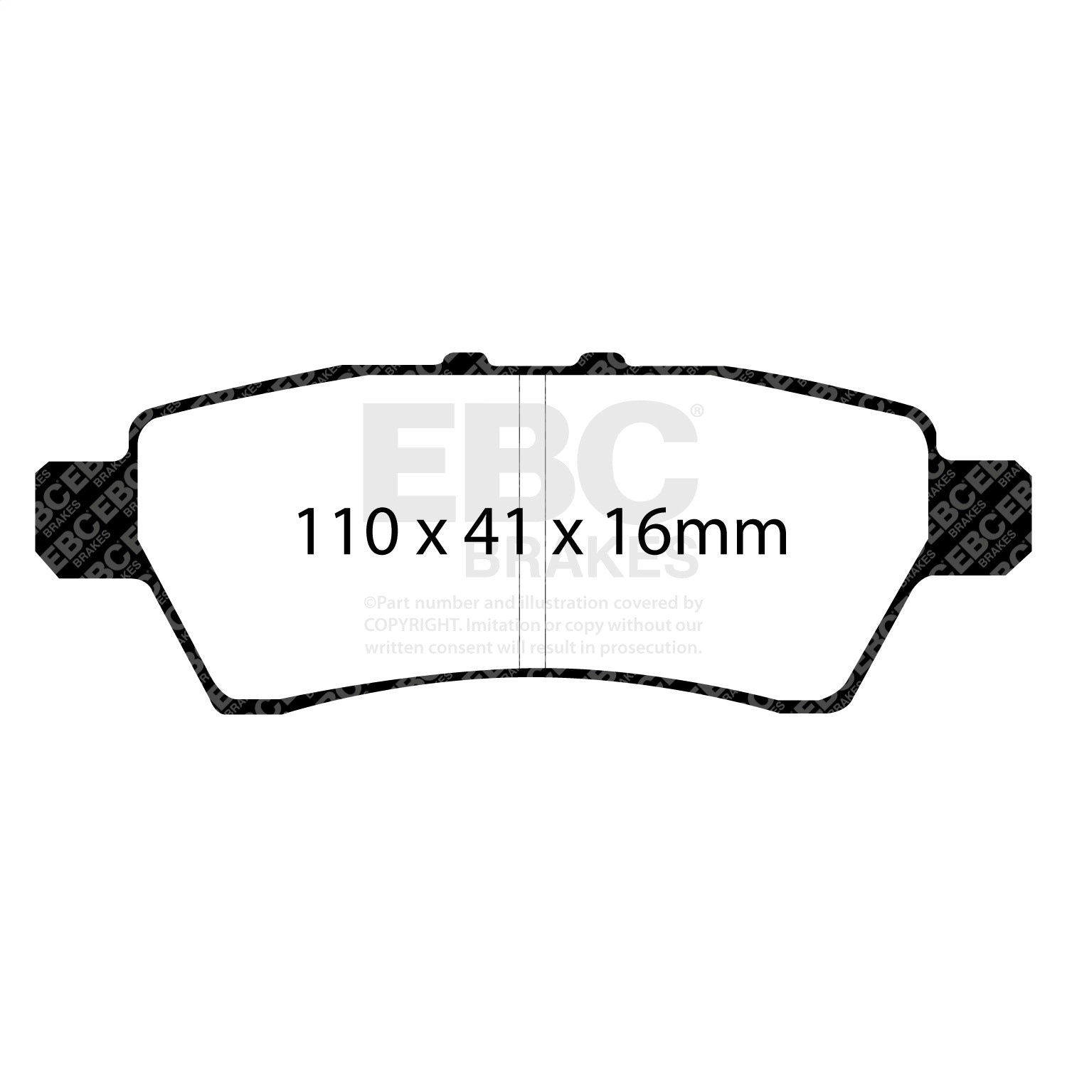 EBC Brakes UD1101 Ultimax  Brake Pads Fits 05-12 Pathfinder