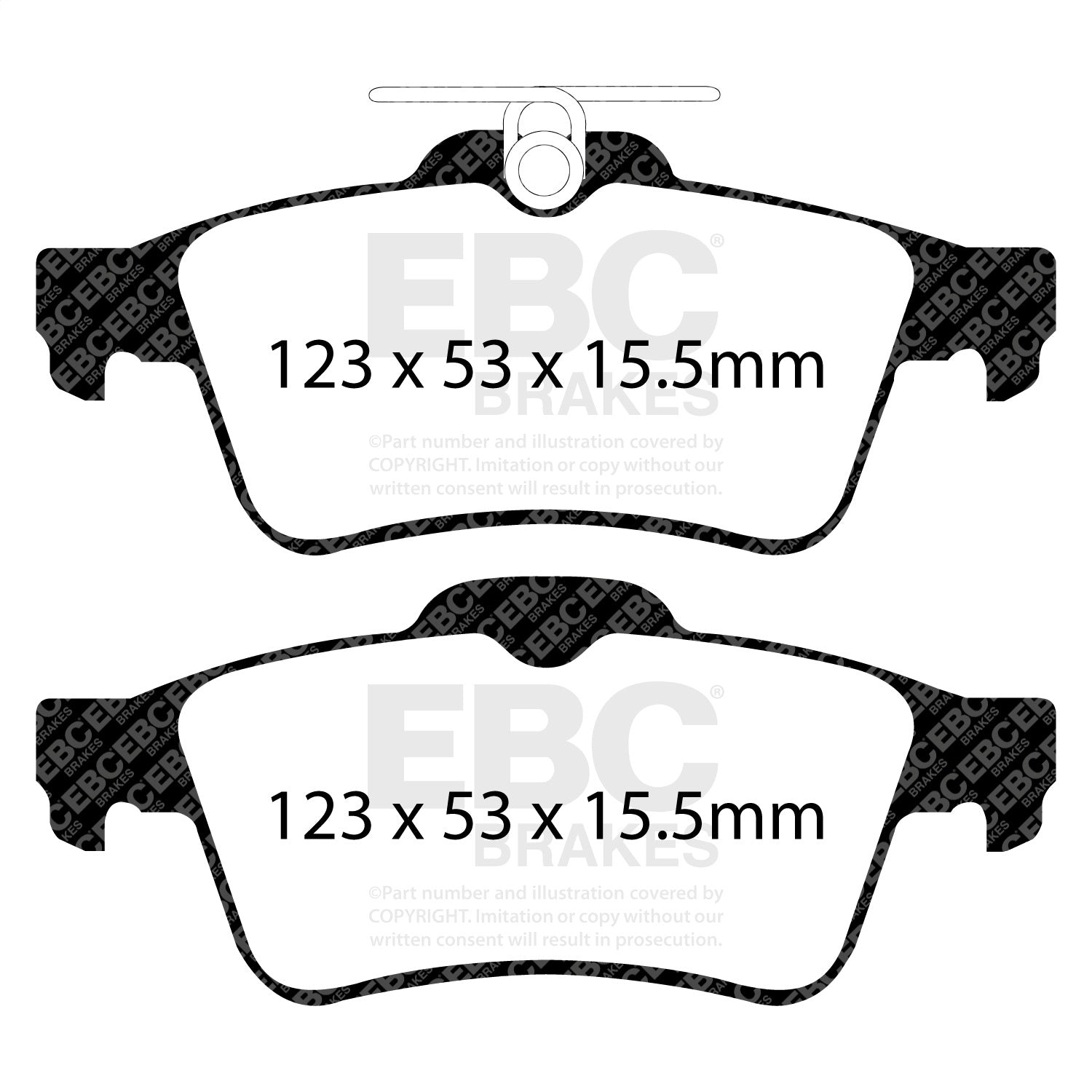 EBC Brakes DP41749R Yellowstuff Street And Track Brake Pads