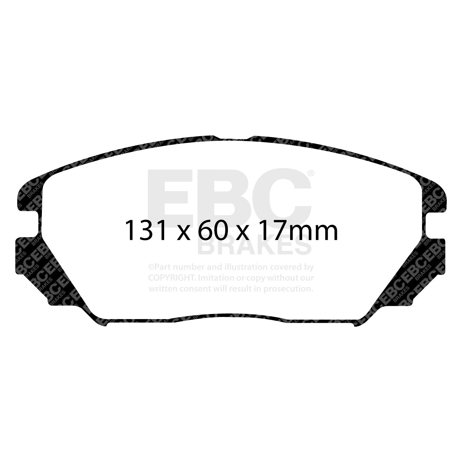 EBC Brakes UD1125 Ultimax  Brake Pads Fits 06-11 Amanti Azera Sonata