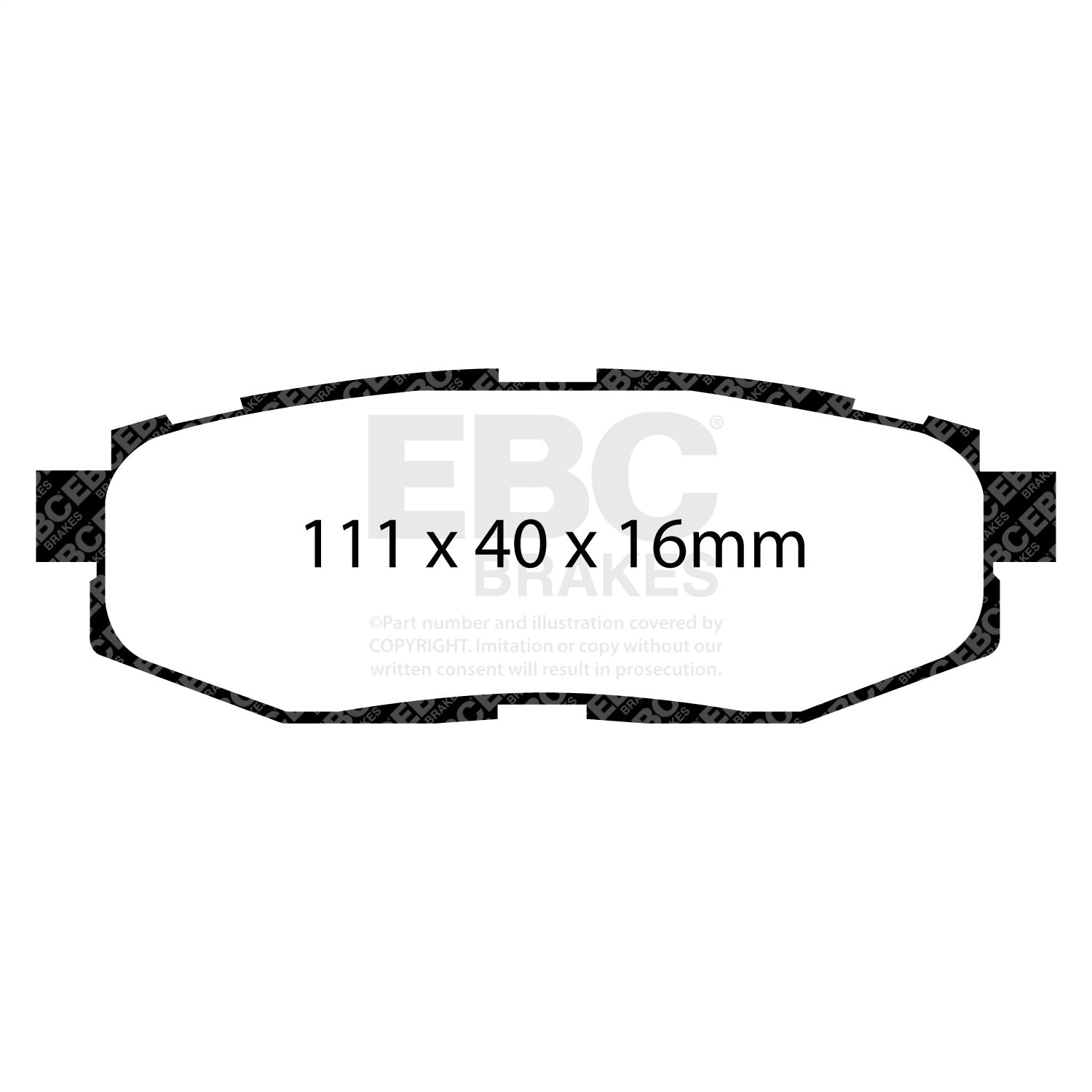 EBC Brakes UD1124 Ultimax  Brake Pads
