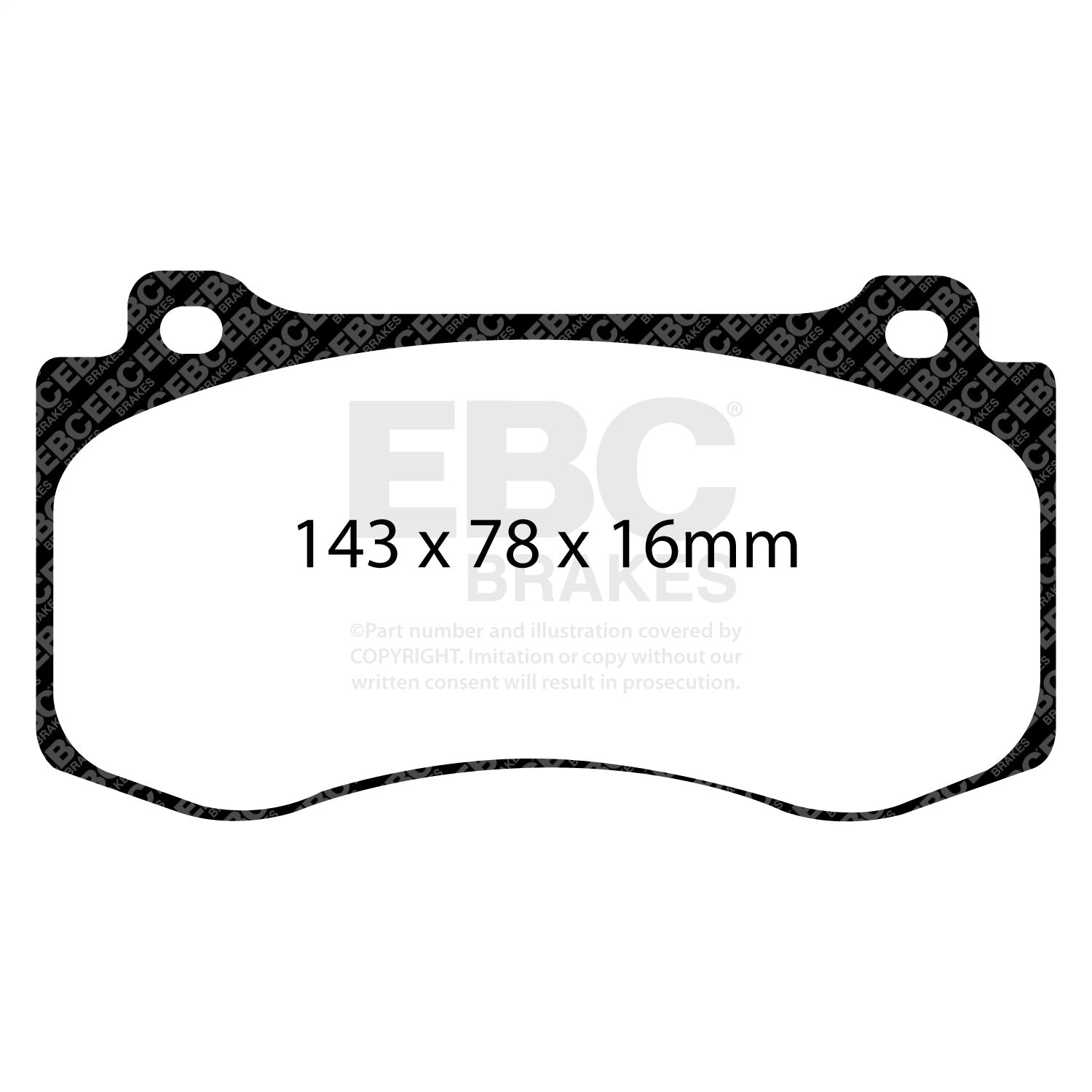EBC Brakes DP31764C Redstuff Ceramic Low Dust Brake Pads