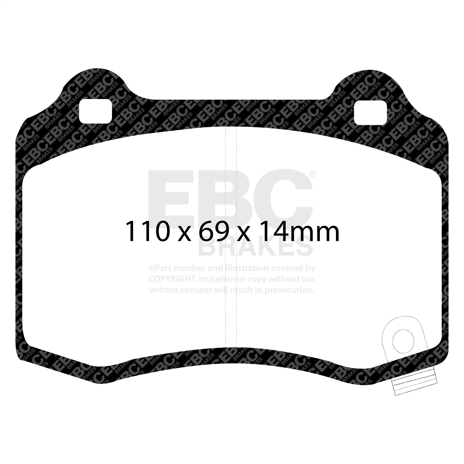 EBC Brakes UD1053 Ultimax  Brake Pads