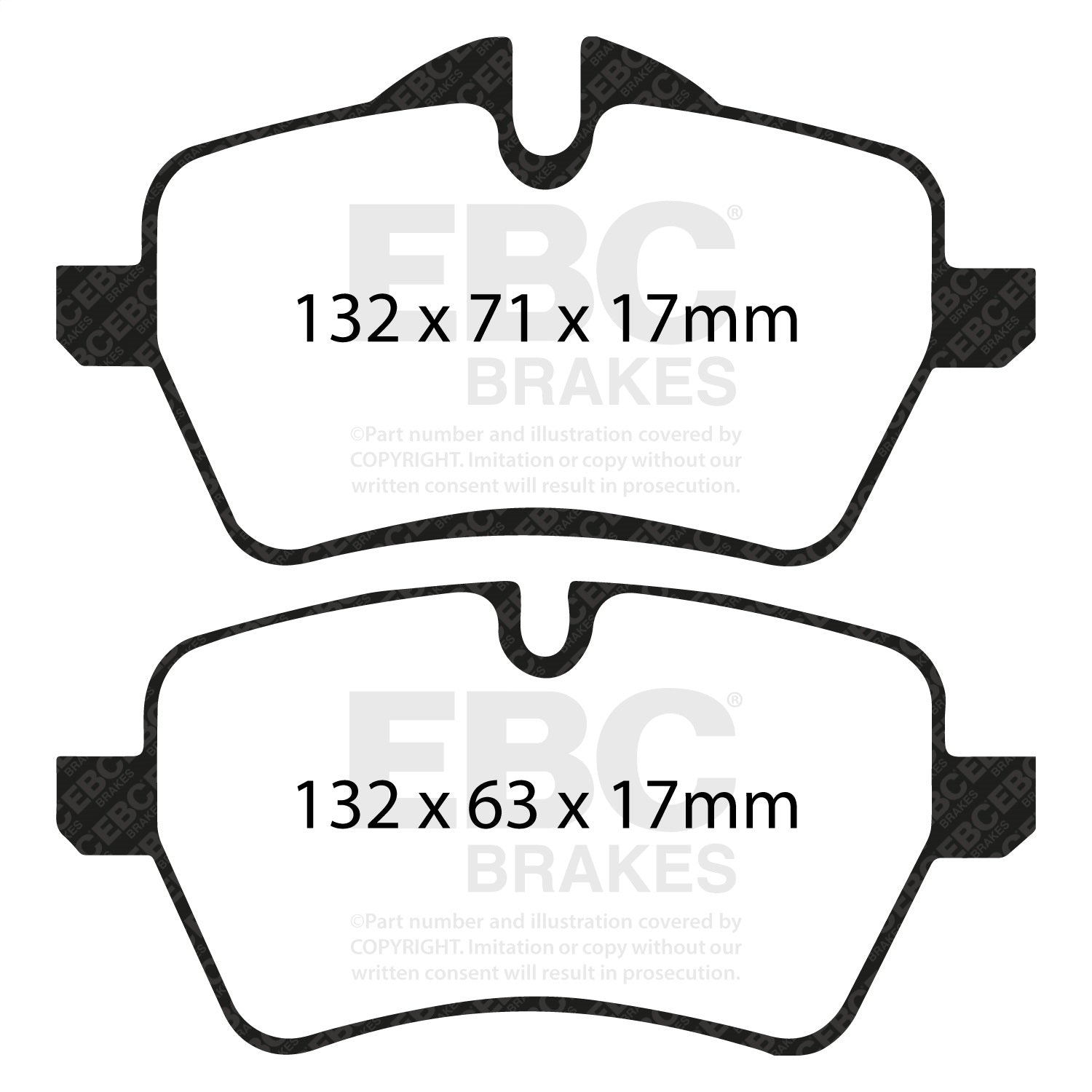 EBC Brakes UD1204 Ultimax  Brake Pads
