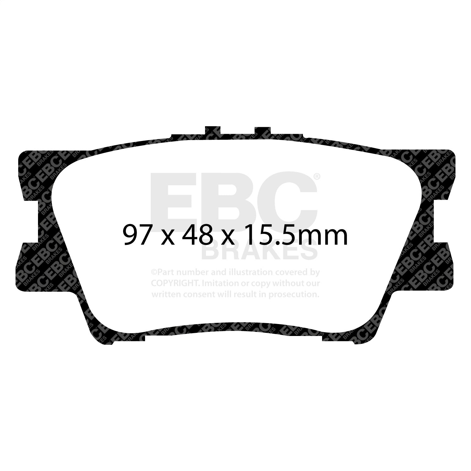 EBC Brakes DP21793 Greenstuff 2000 Series Sport Brake Pads