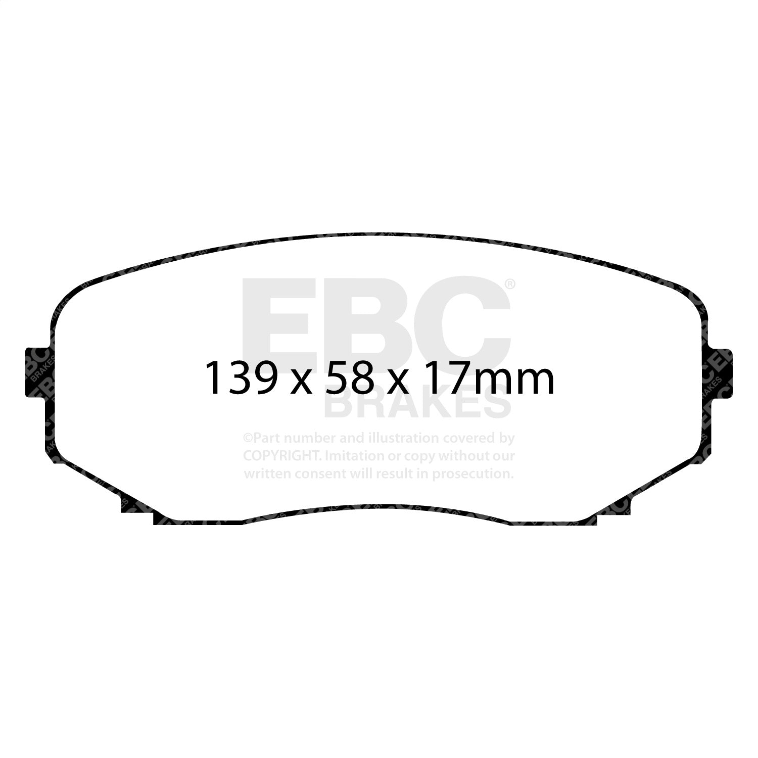 EBC Brakes DP21794 Greenstuff 2000 Series Sport Brake Pads