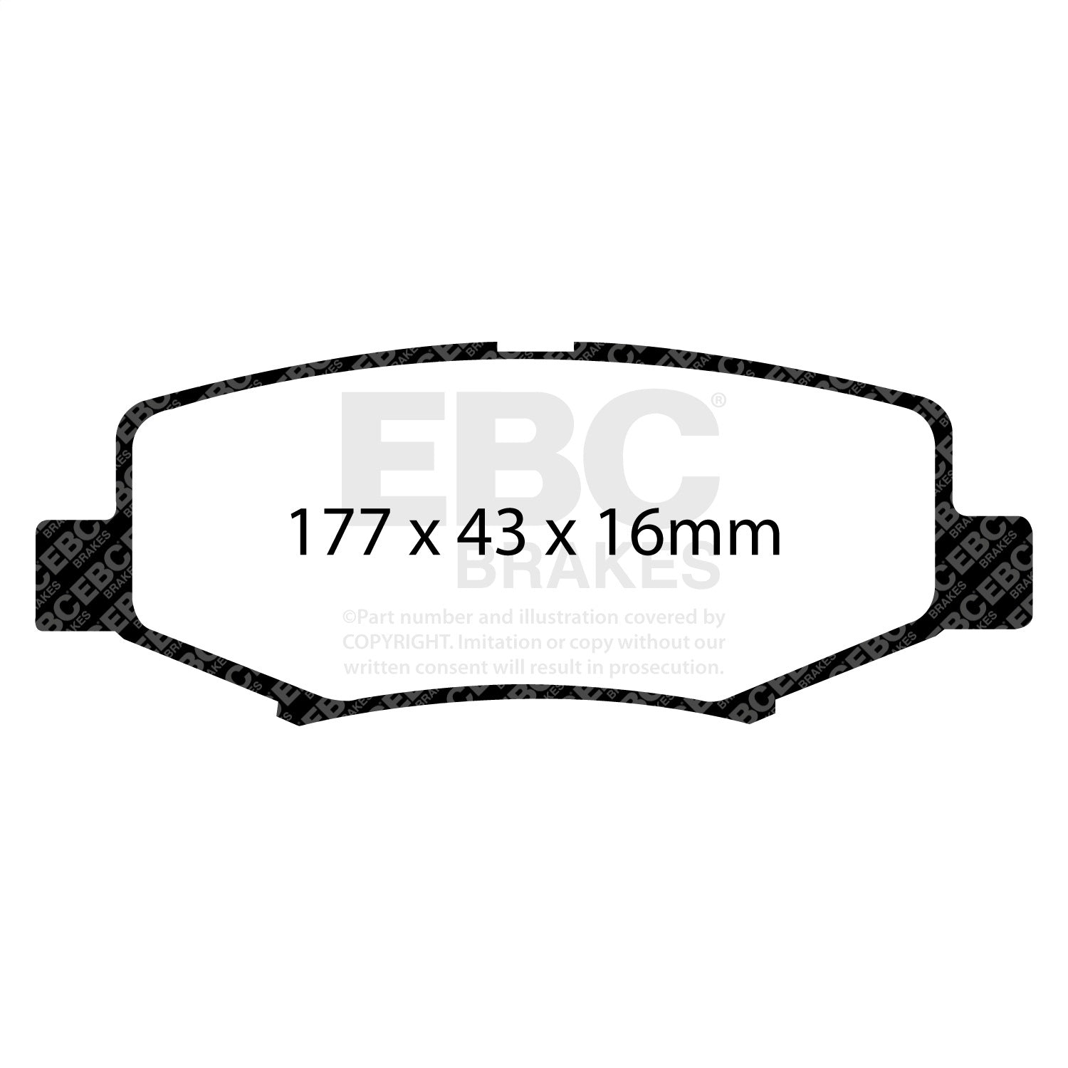 EBC Brakes DP41799R Yellowstuff Street And Track Brake Pads
