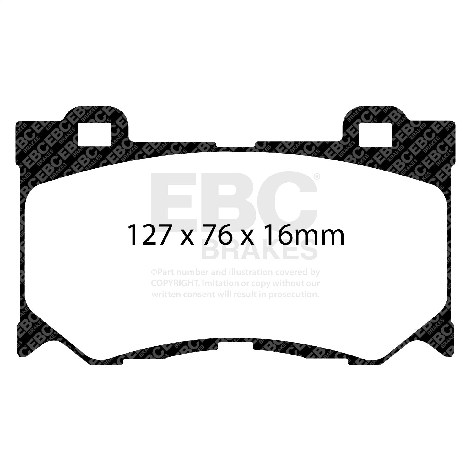 EBC Brakes DP31823C Redstuff Ceramic Low Dust Brake Pads