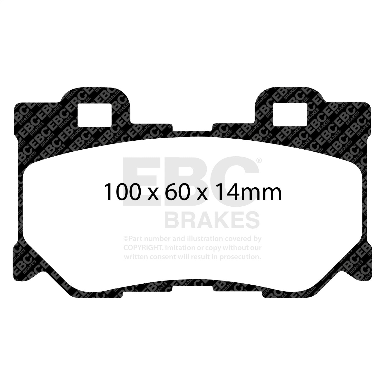 EBC Brakes DP41824R Yellowstuff Street And Track Brake Pads