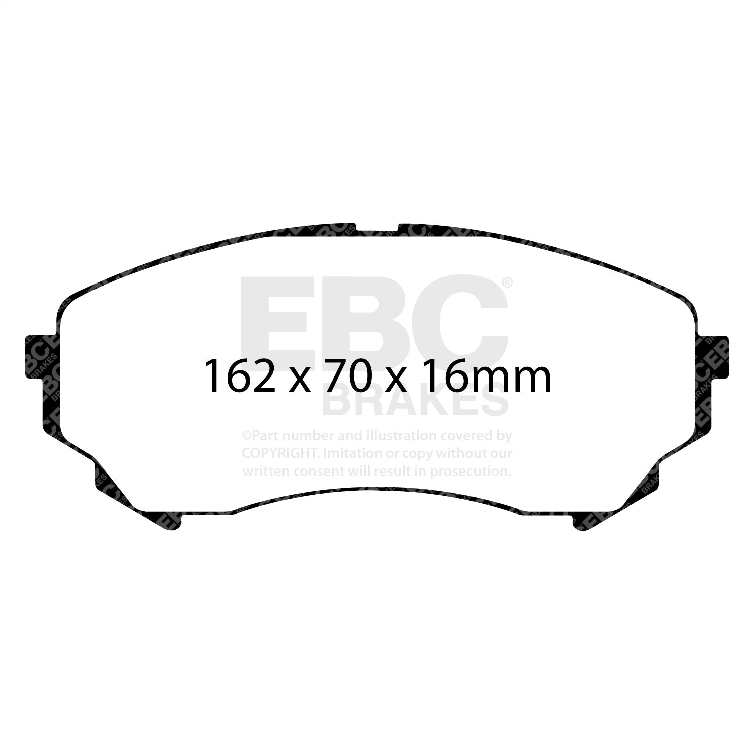 EBC Brakes DP31828C Redstuff Ceramic Low Dust Brake Pads Fits 11-14 CTS