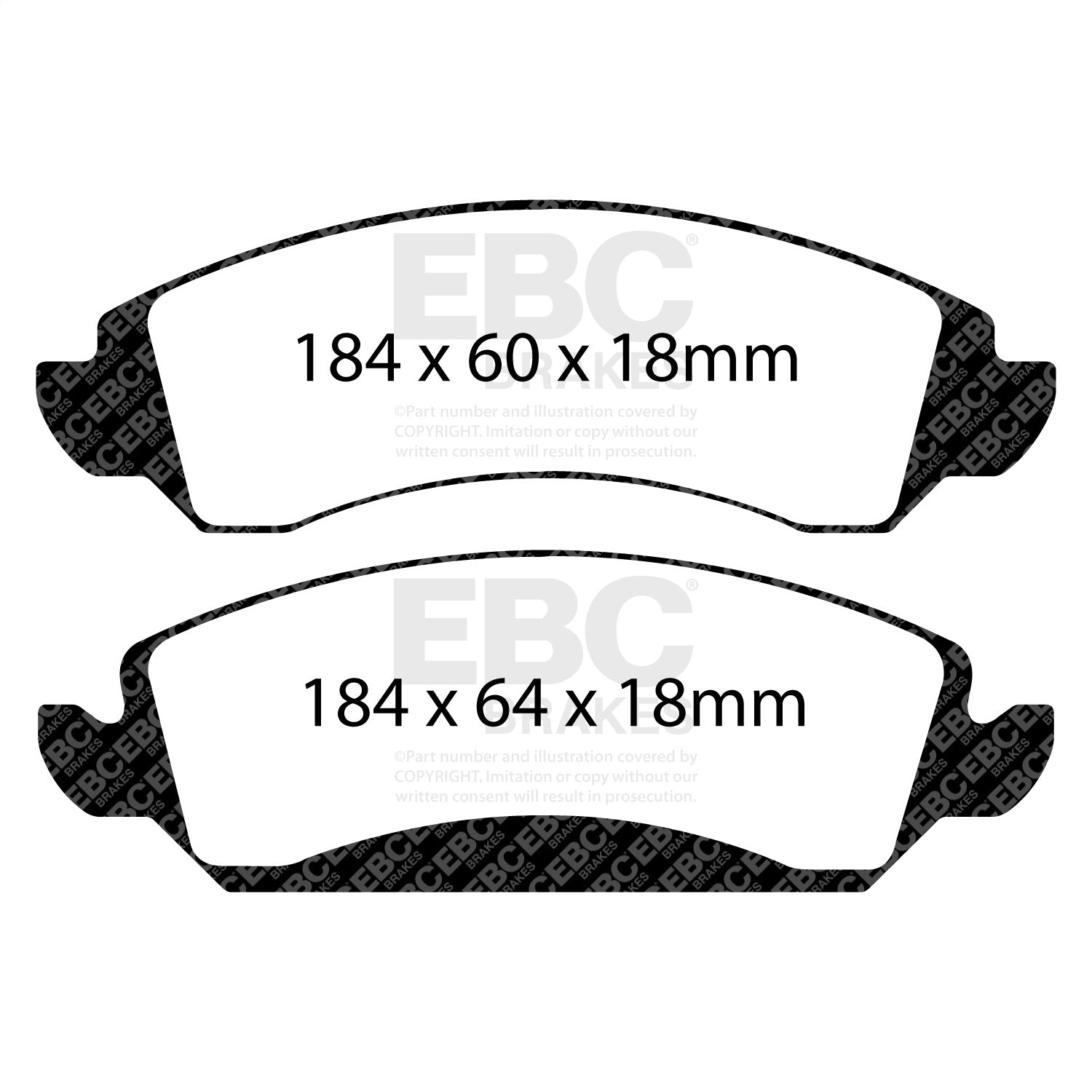 EBC Brakes UD1363 Ultimax  Brake Pads