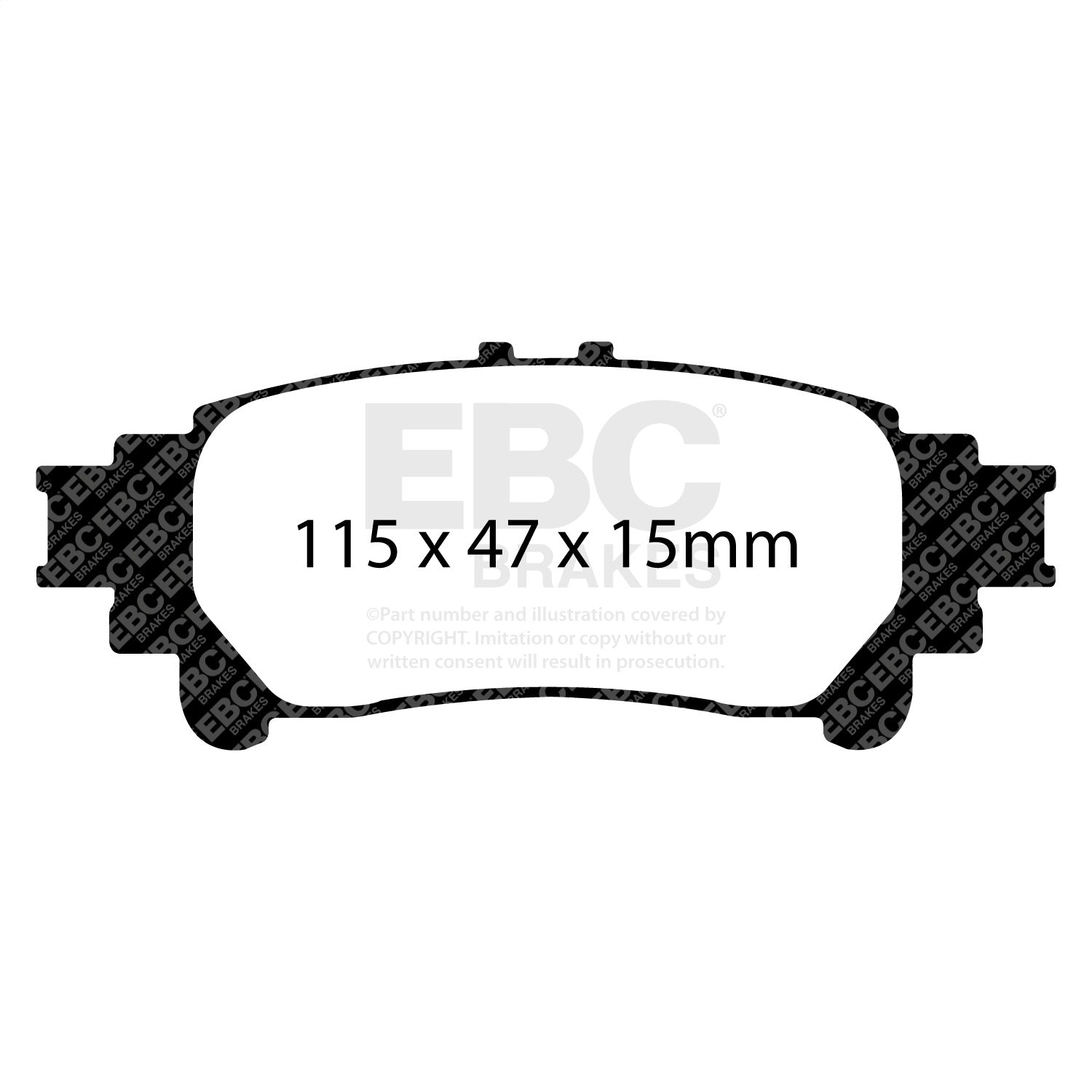 EBC Brakes UD1391 Ultimax  Brake Pads